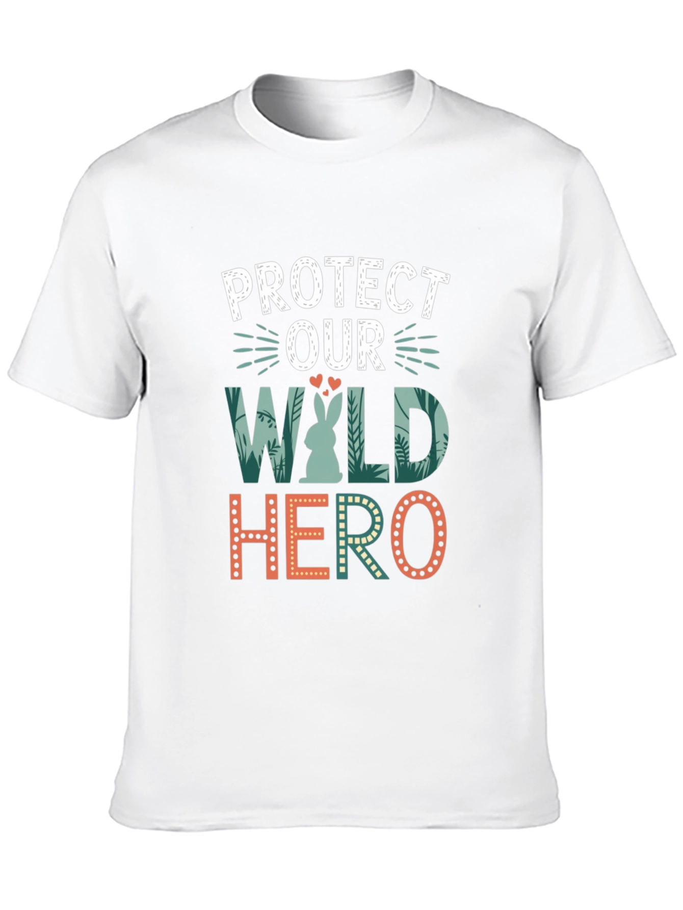 Black Protect Our Wild Hero Graphic Tee view 10