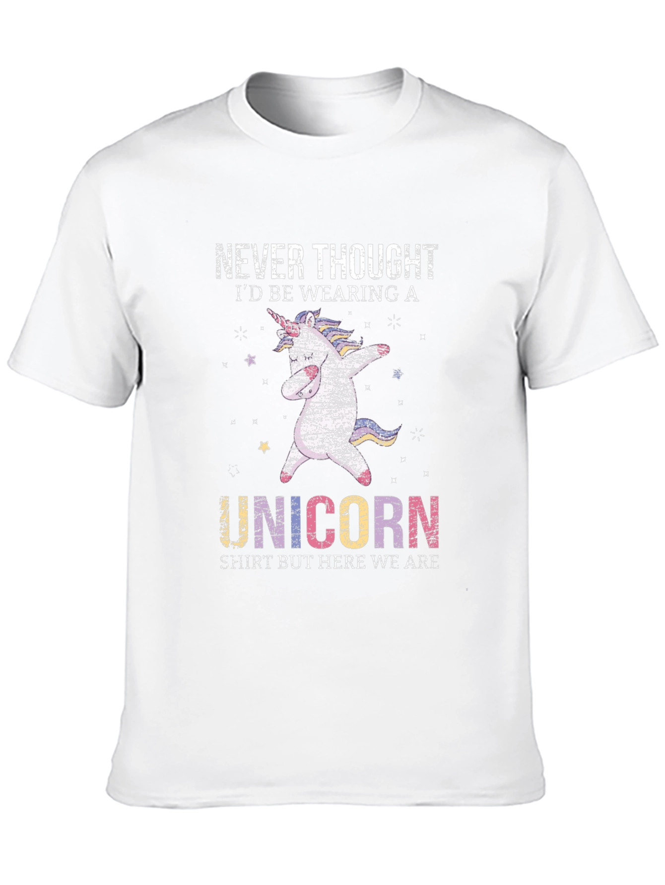 Dabbing Unicorn Graphic Tee - Never Thought... - 10