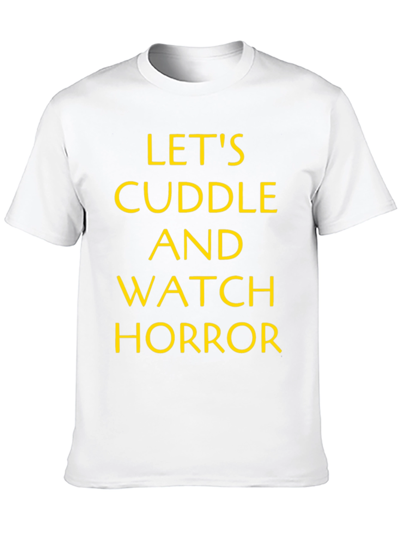 Black Cuddle and Watch Horror T-Shirt view 10