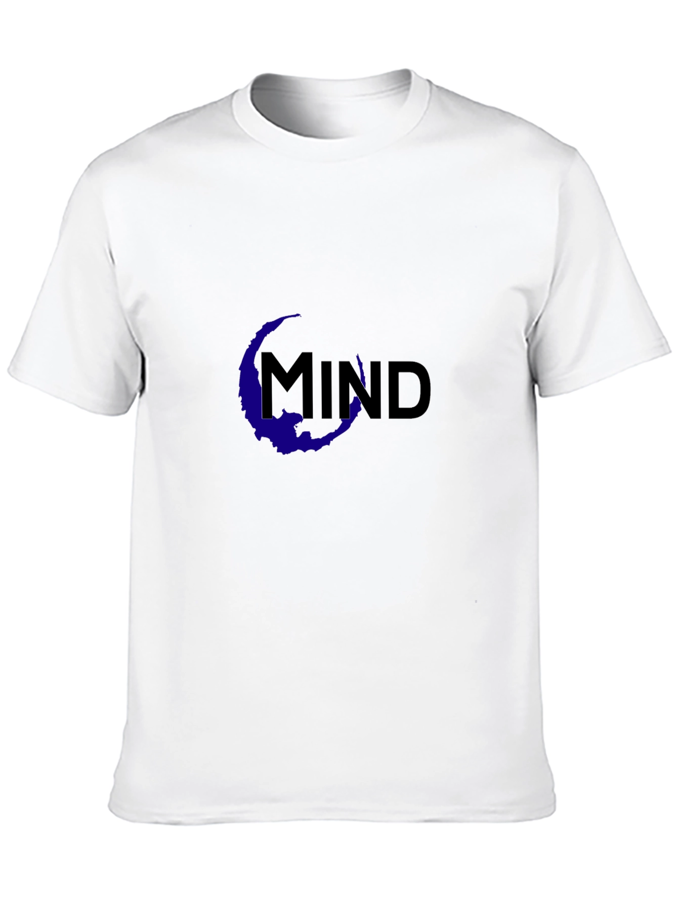 Black Mind Graphic Print Black Tee view 10