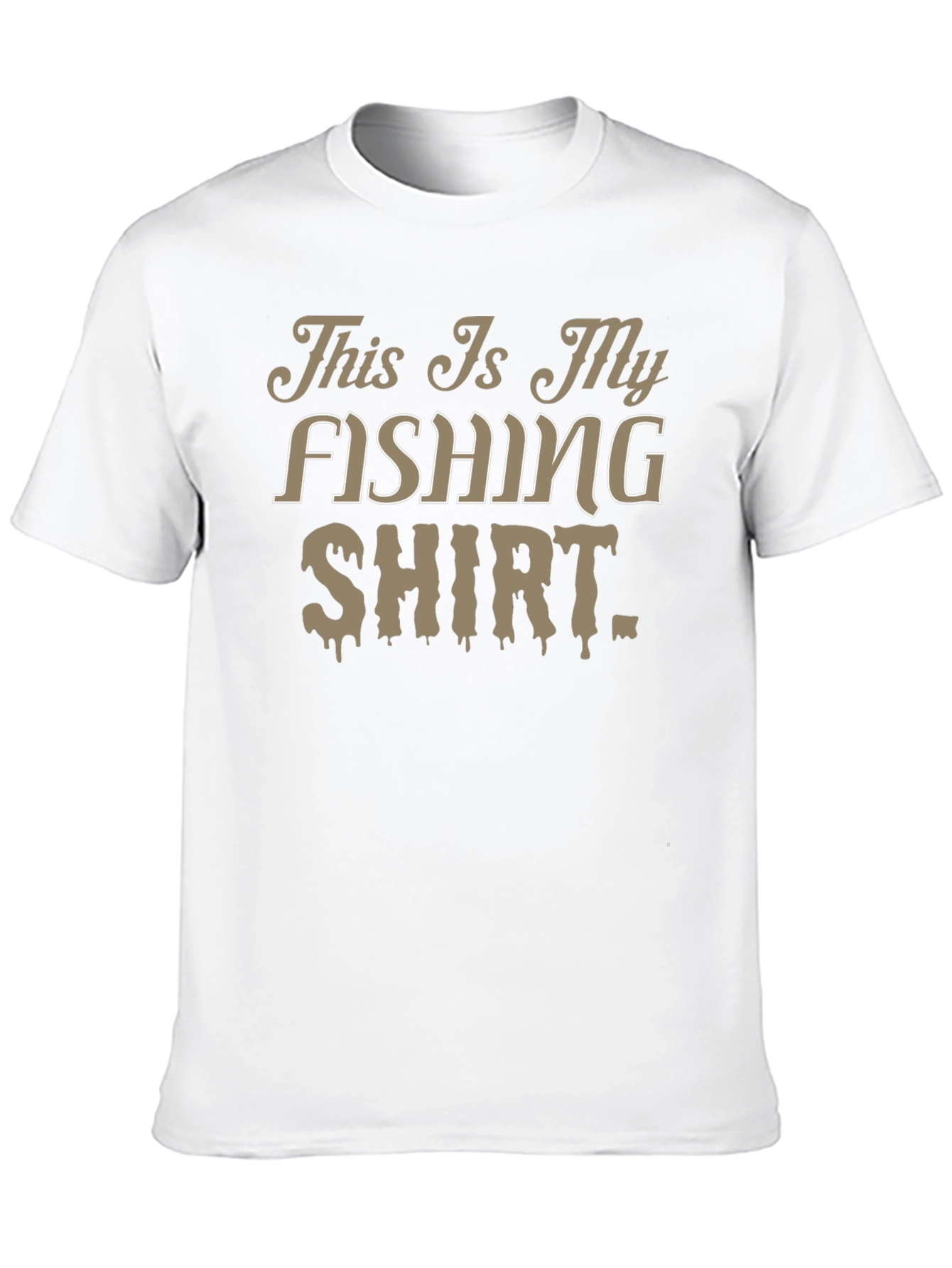 Black Funny Fishing Shirt - Men's Black Graphic Tee view 10