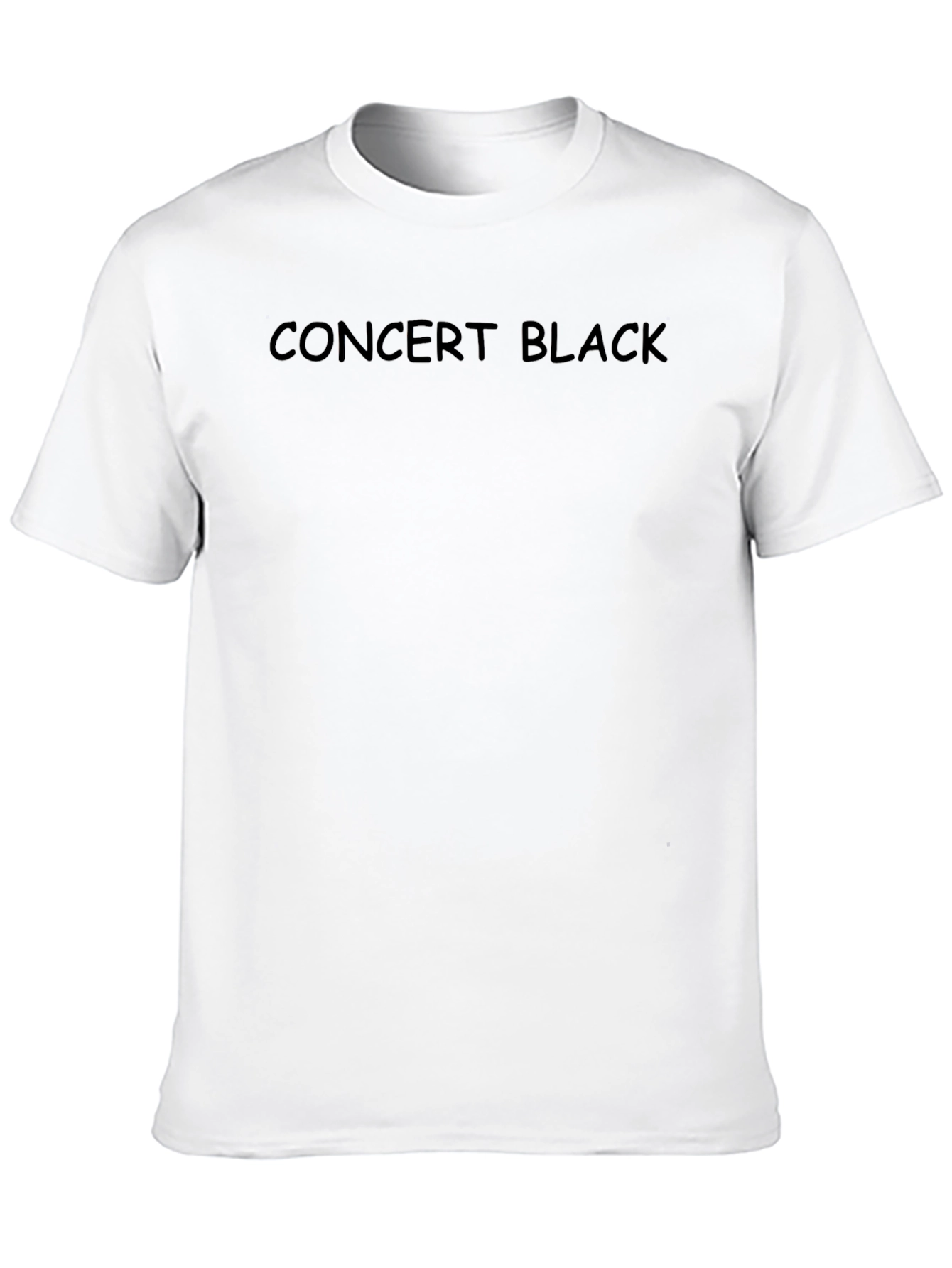 Concert Black Graphic Tee - Men's Casual Style - 10