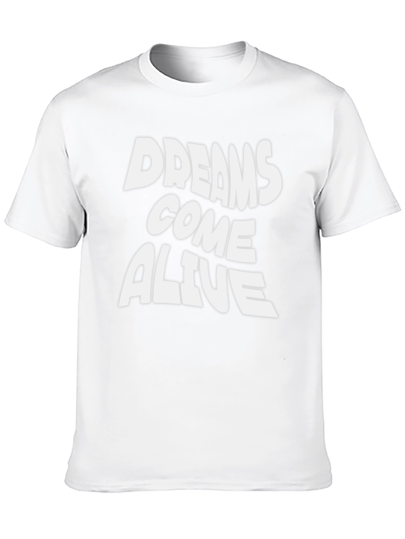 Black Dreams Come Alive Black Graphic T-Shirt view 10