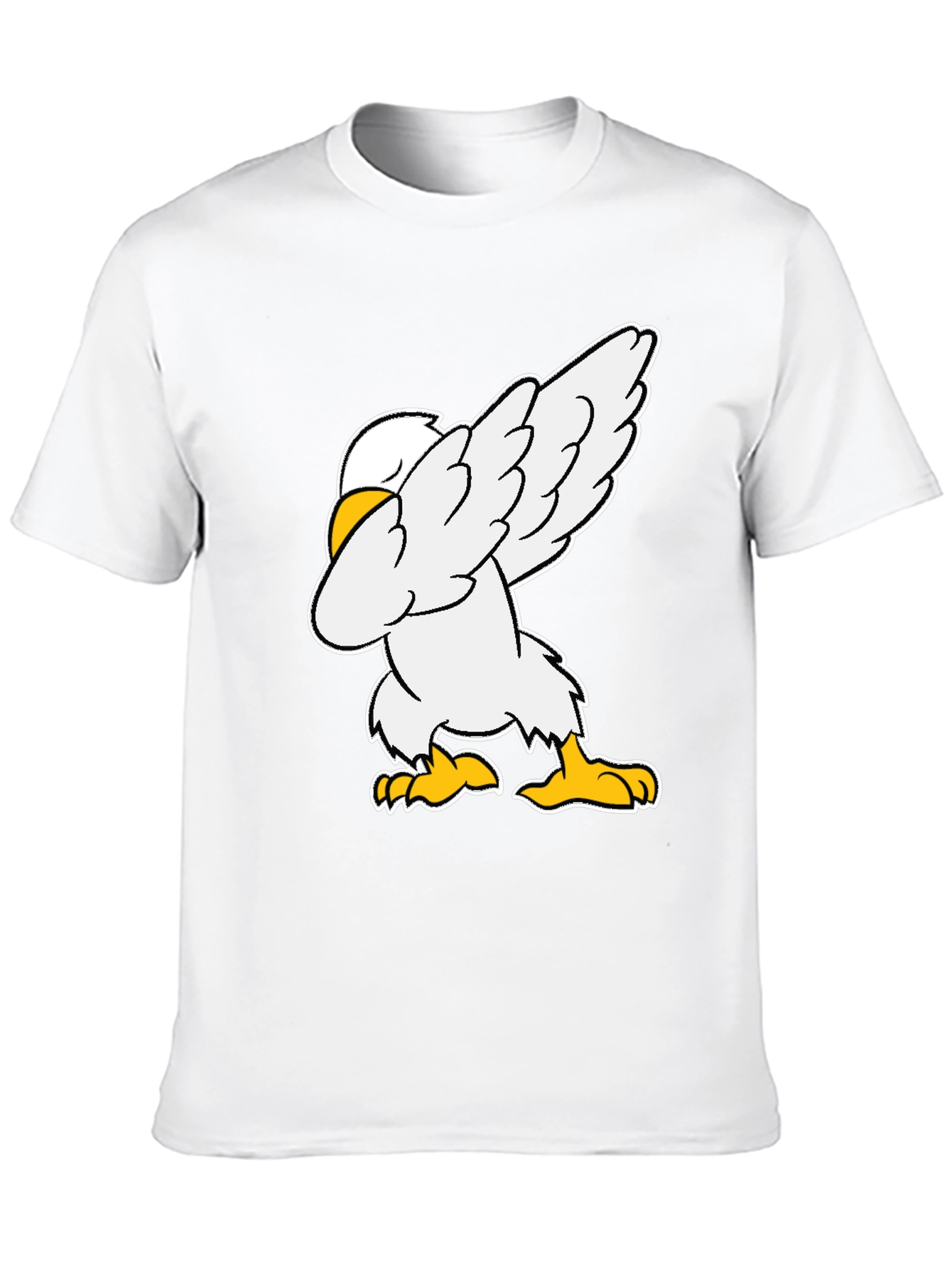Black Dabbing Chicken Graphic Tee - Black view 10