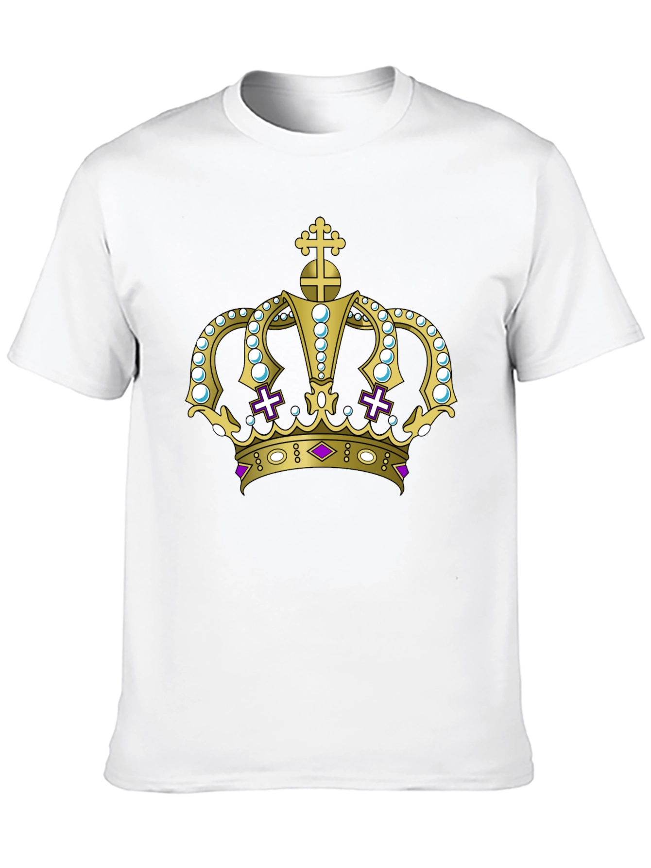 Black Regal Crown Graphic T-Shirt - Black view 10