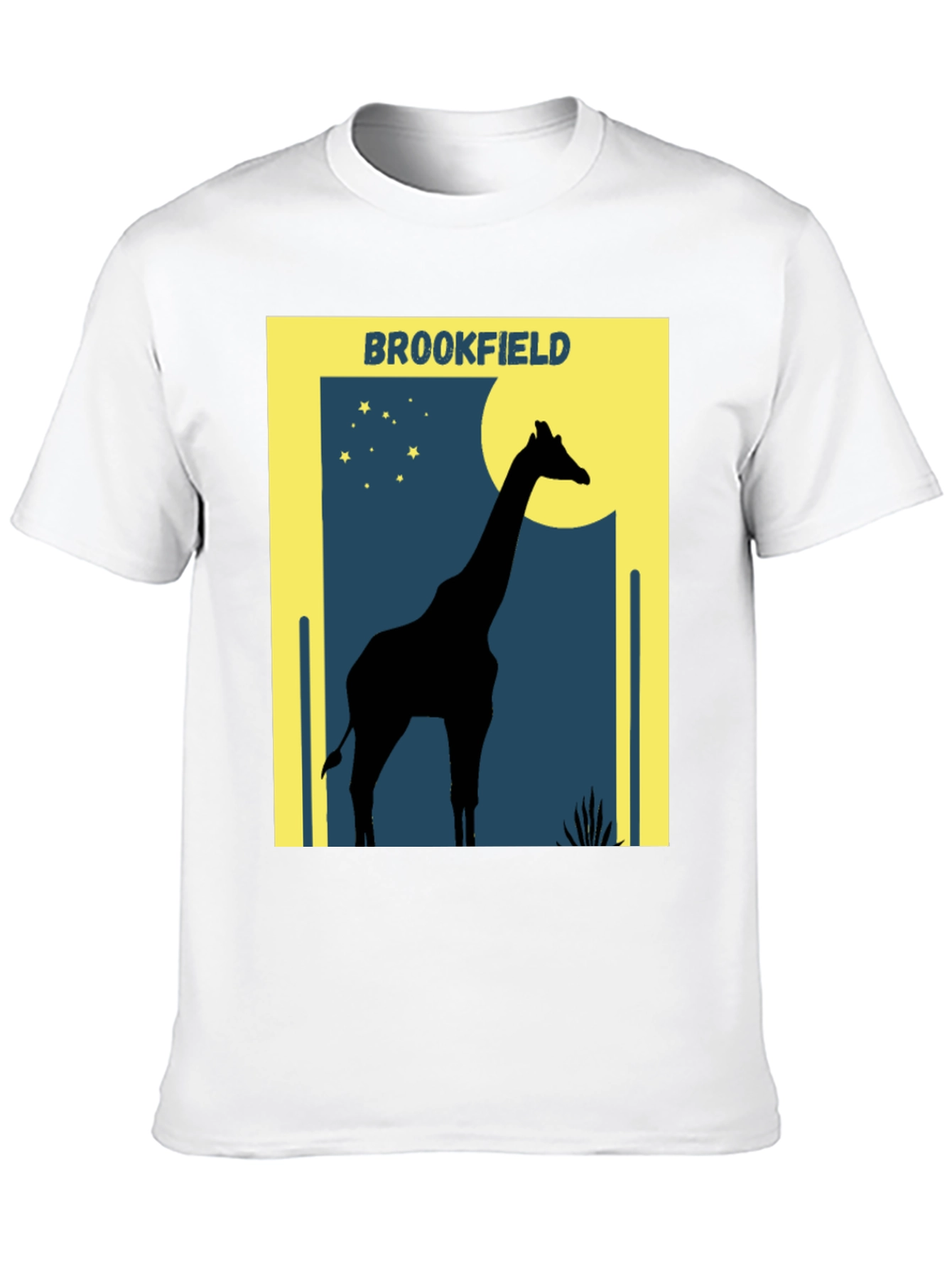 Black Brookfield Giraffe T-Shirt: Graphic Tee view 10