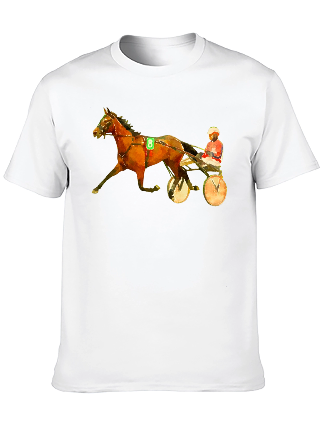 Black Harness Racing Graphic Tee - Black T-Shirt view 10