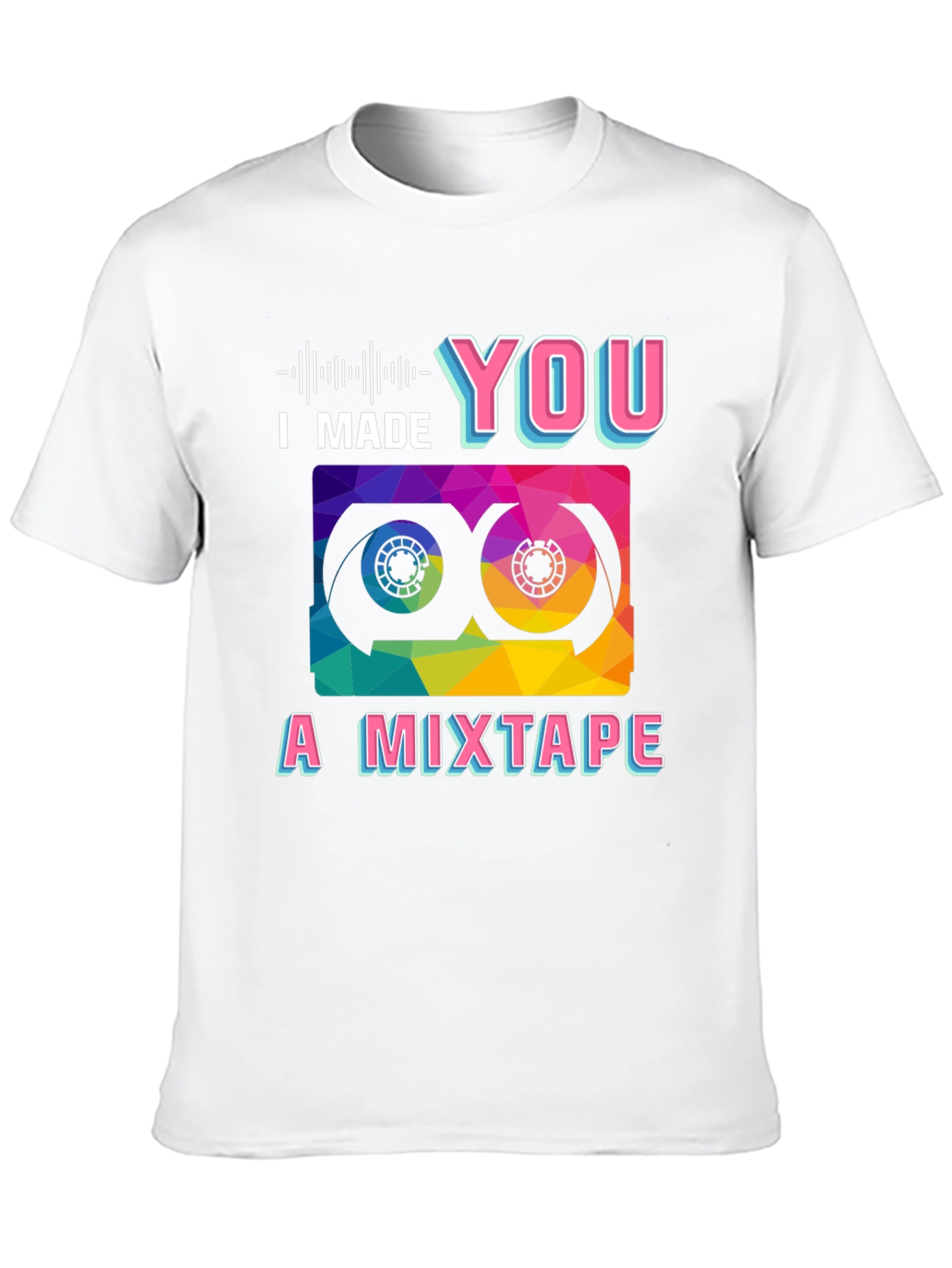 Black I Made You a Mixtape Graphic T-Shirt view 10