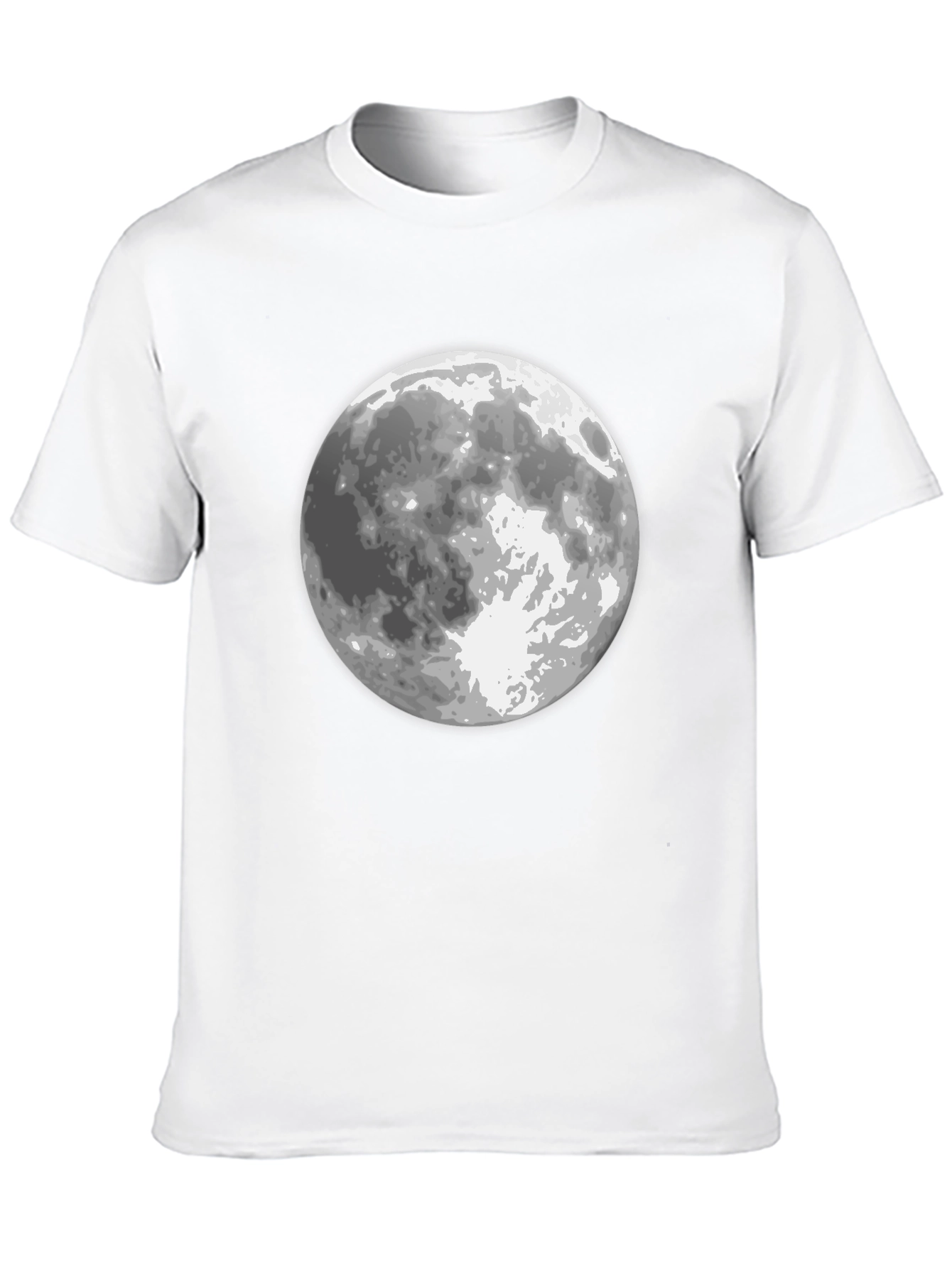 Black Moon Graphic Black T-Shirt for Men view 10