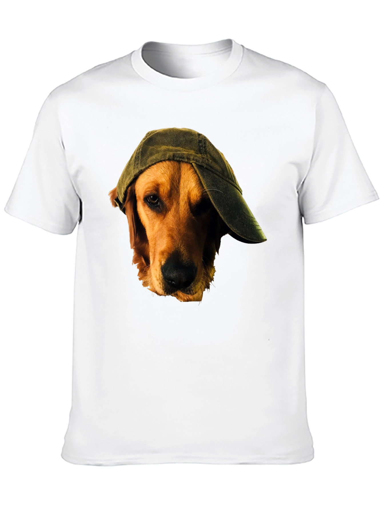 Black Dog in Hat Black T-Shirt view 10