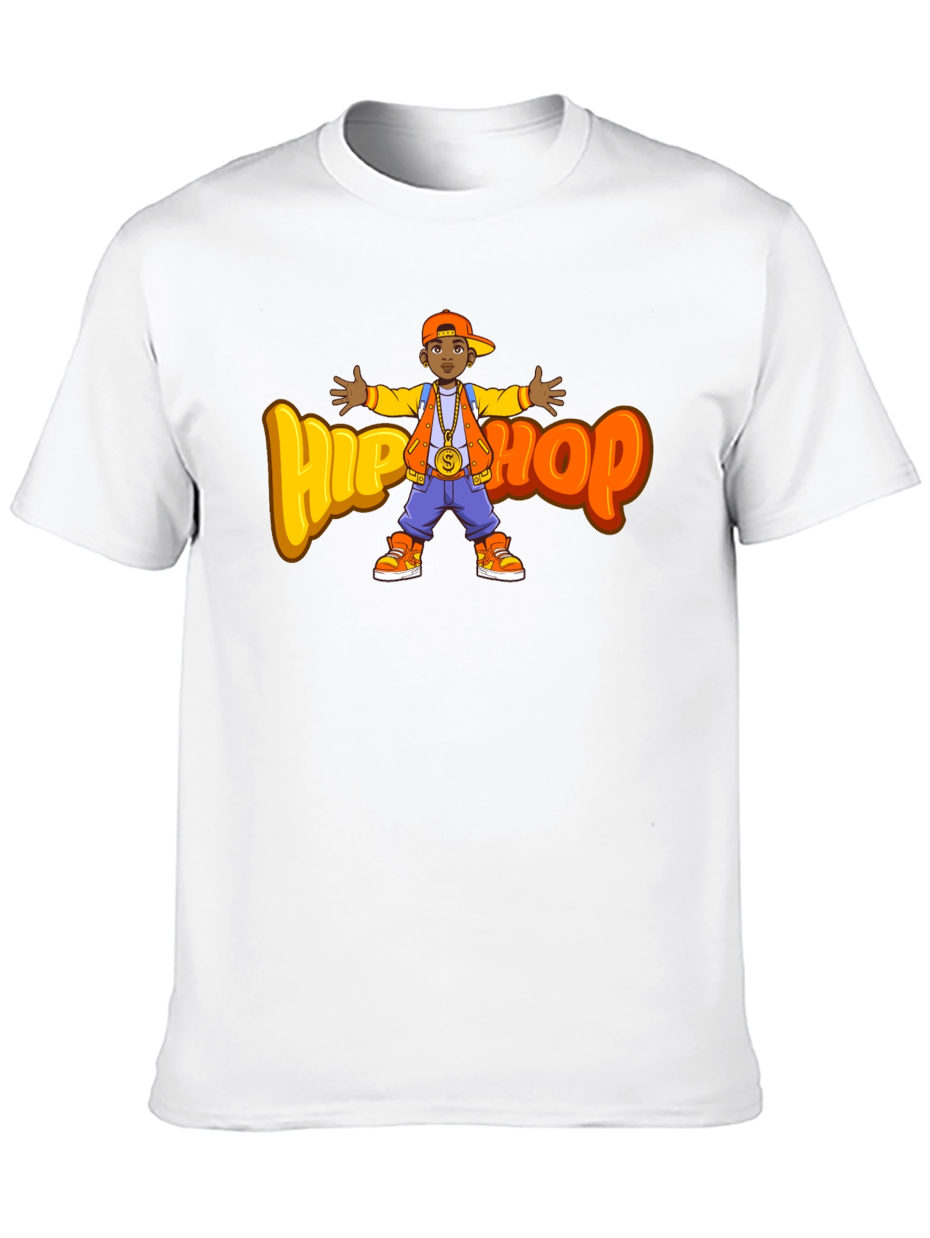 Black Hip Hop Kid Black T-Shirt view 10