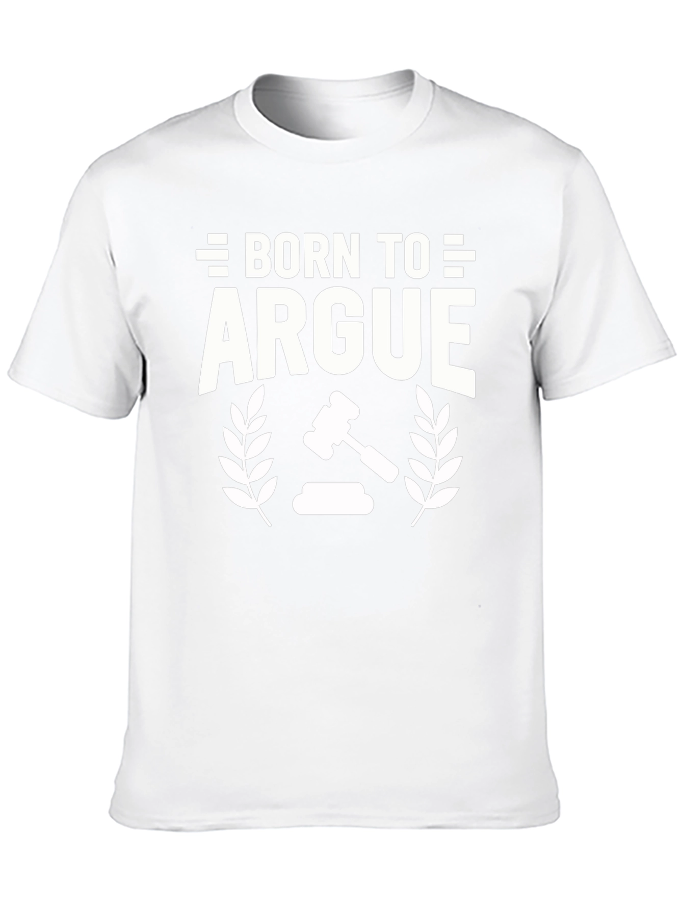 Black Born to Argue T-Shirt - Funny Lawyer Tee view 10