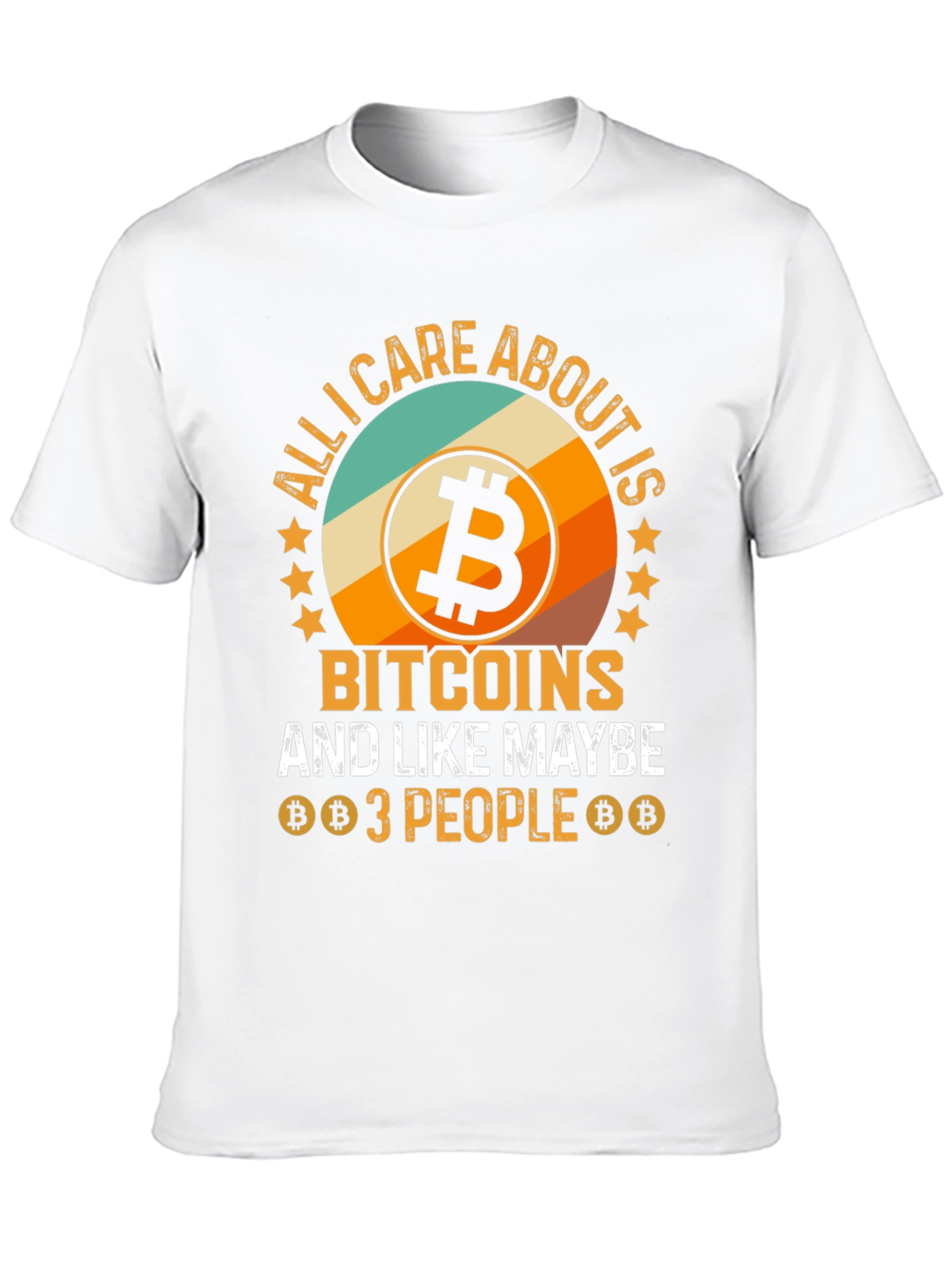 Black Bitcoin T-Shirt - Crypto Lover Tee view 10