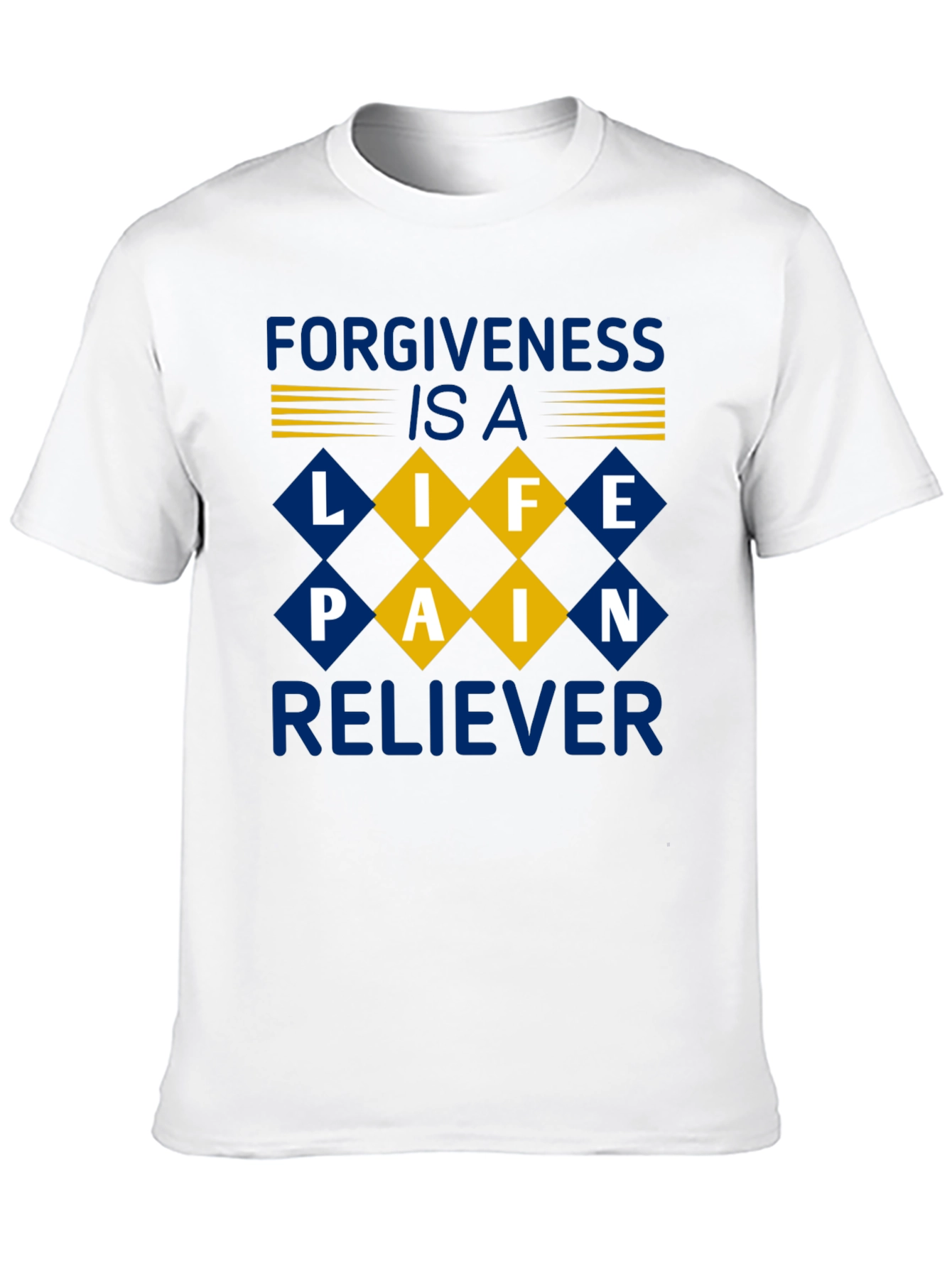 Black Forgiveness Pain Reliever Black T-Shirt view 10