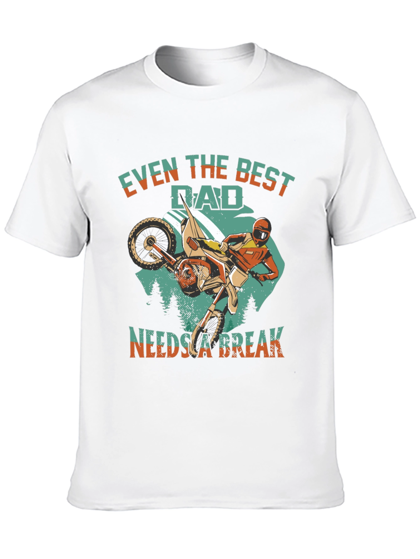 Black Best Dad Needs a Break T-Shirt view 10
