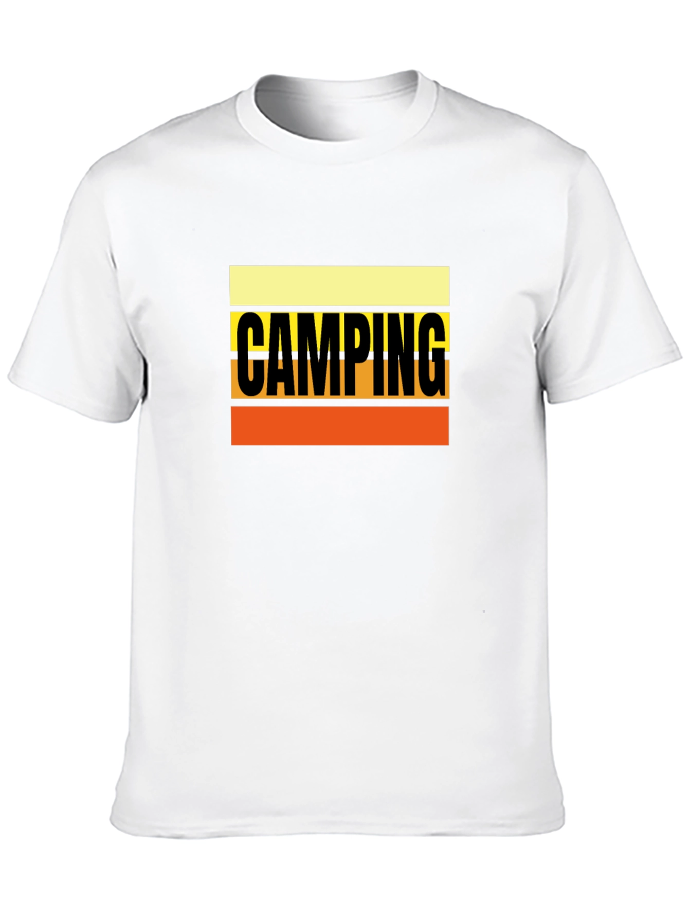 Black Camping Graphic T-Shirt, Outdoor Adventure Tee view 10