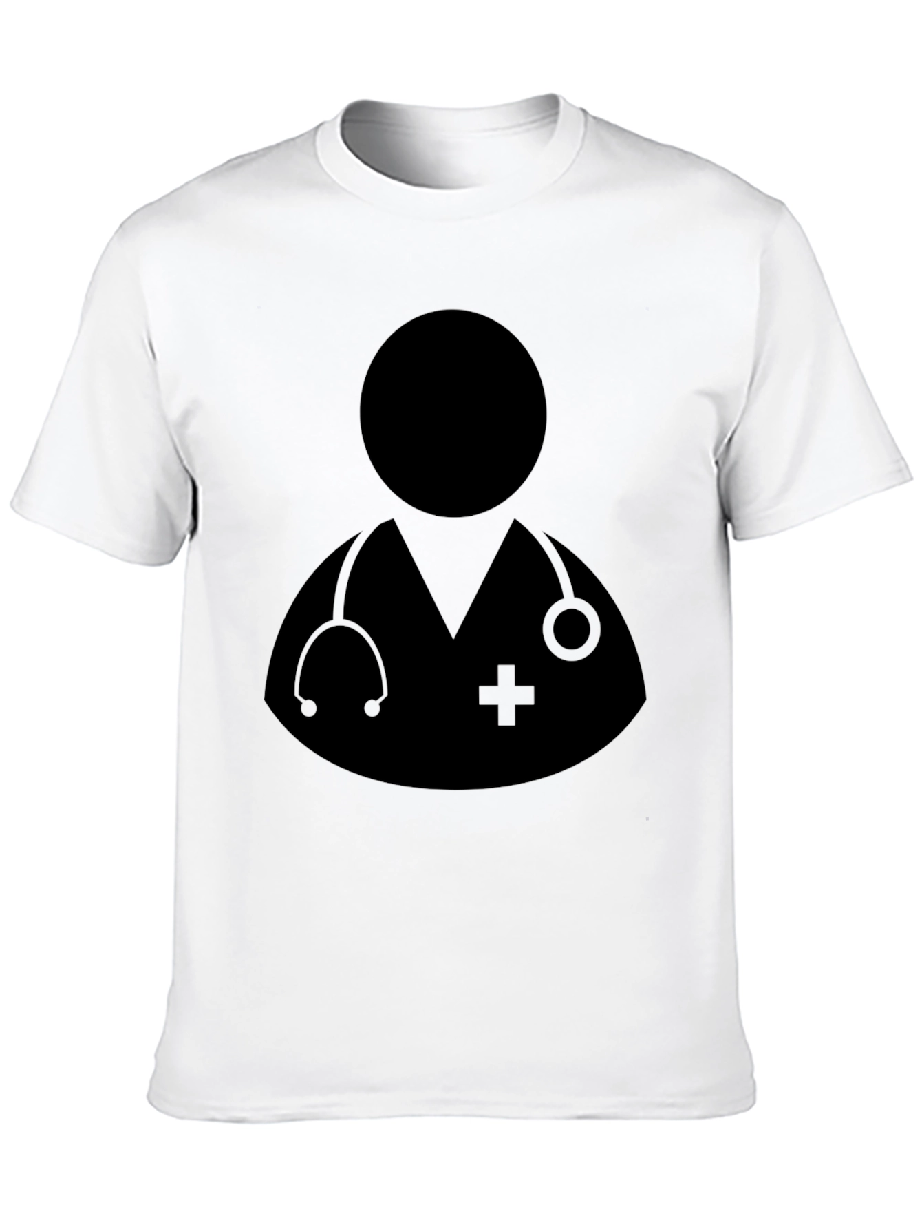Black Doctor Graphic Black T-Shirt - Medical Professional Tee view 10