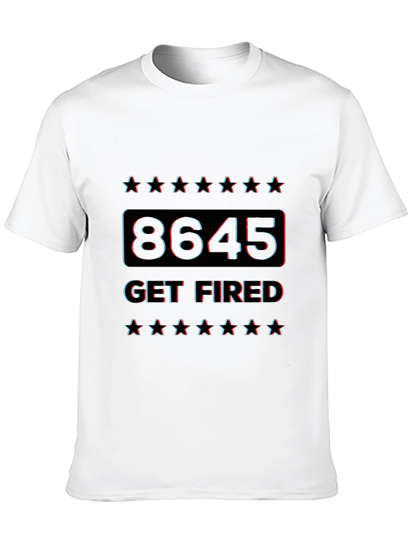 Black 8645 Get Fired Graphic T-Shirt view 10