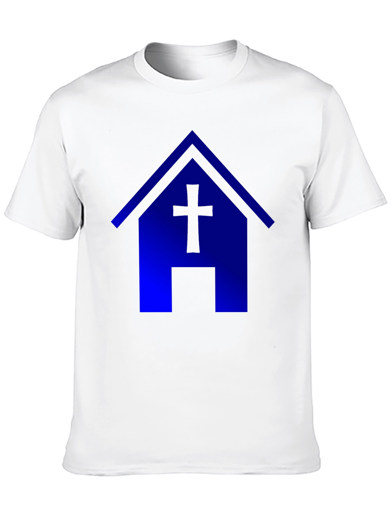 Blue Church T-Shirt: Faith & Style - 10