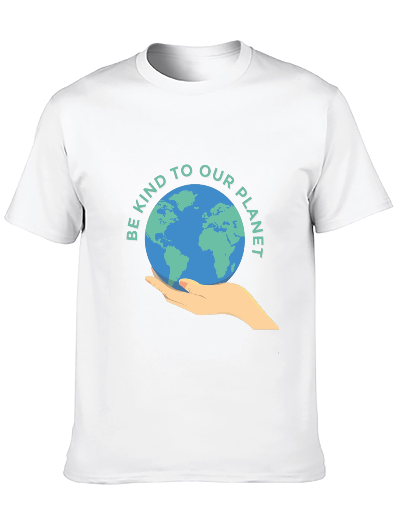 Black Eco-Friendly Graphic Tee - Be Kind to Our Planet view 10