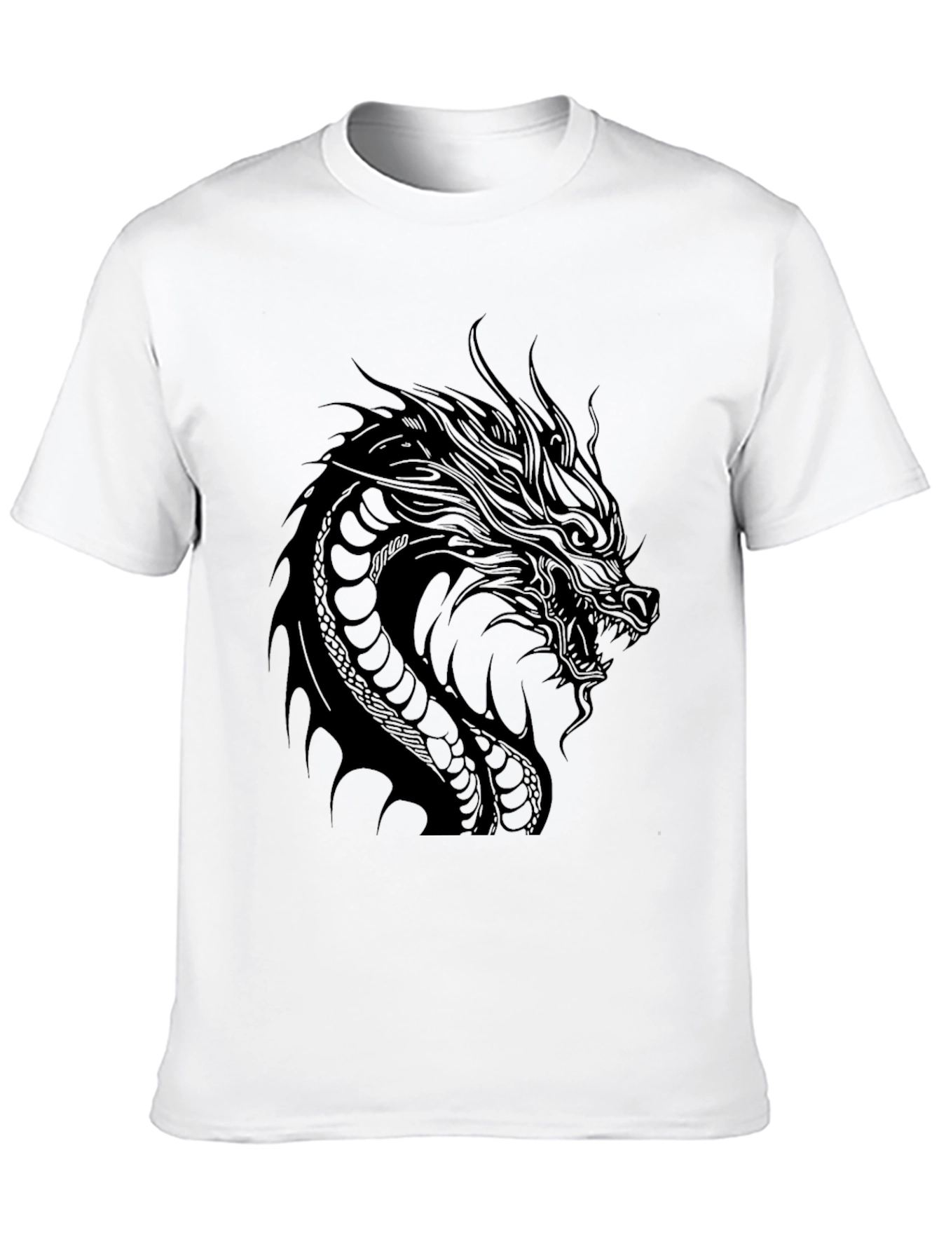 Black Dragon Graphic Black T-Shirt view 10