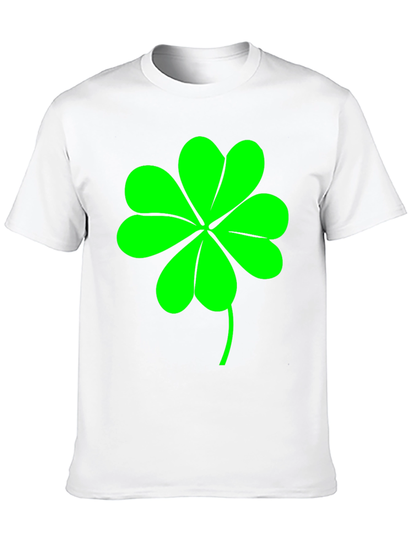 Lucky Clover Graphic Tee - Men's Black T-Shirt - 10