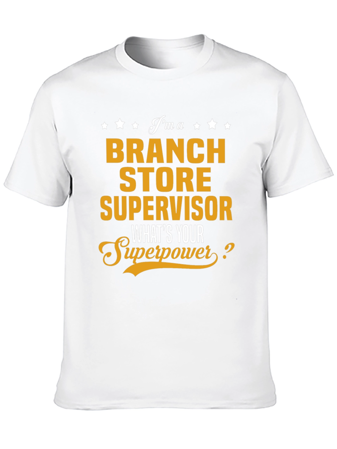Black Branch Store Supervisor Superpower T-Shirt view 10