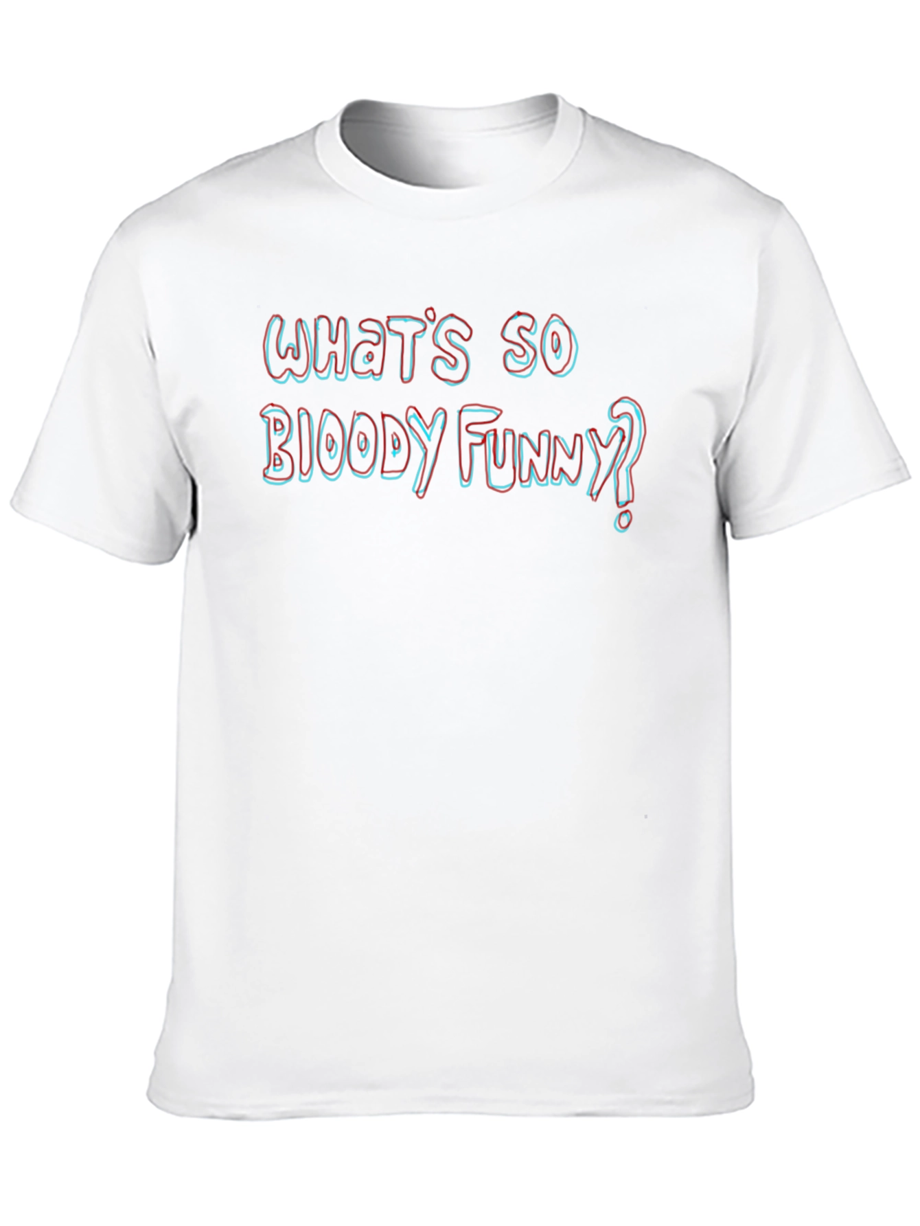 Black What's So Bloody Funny? Novelty T-Shirt view 10