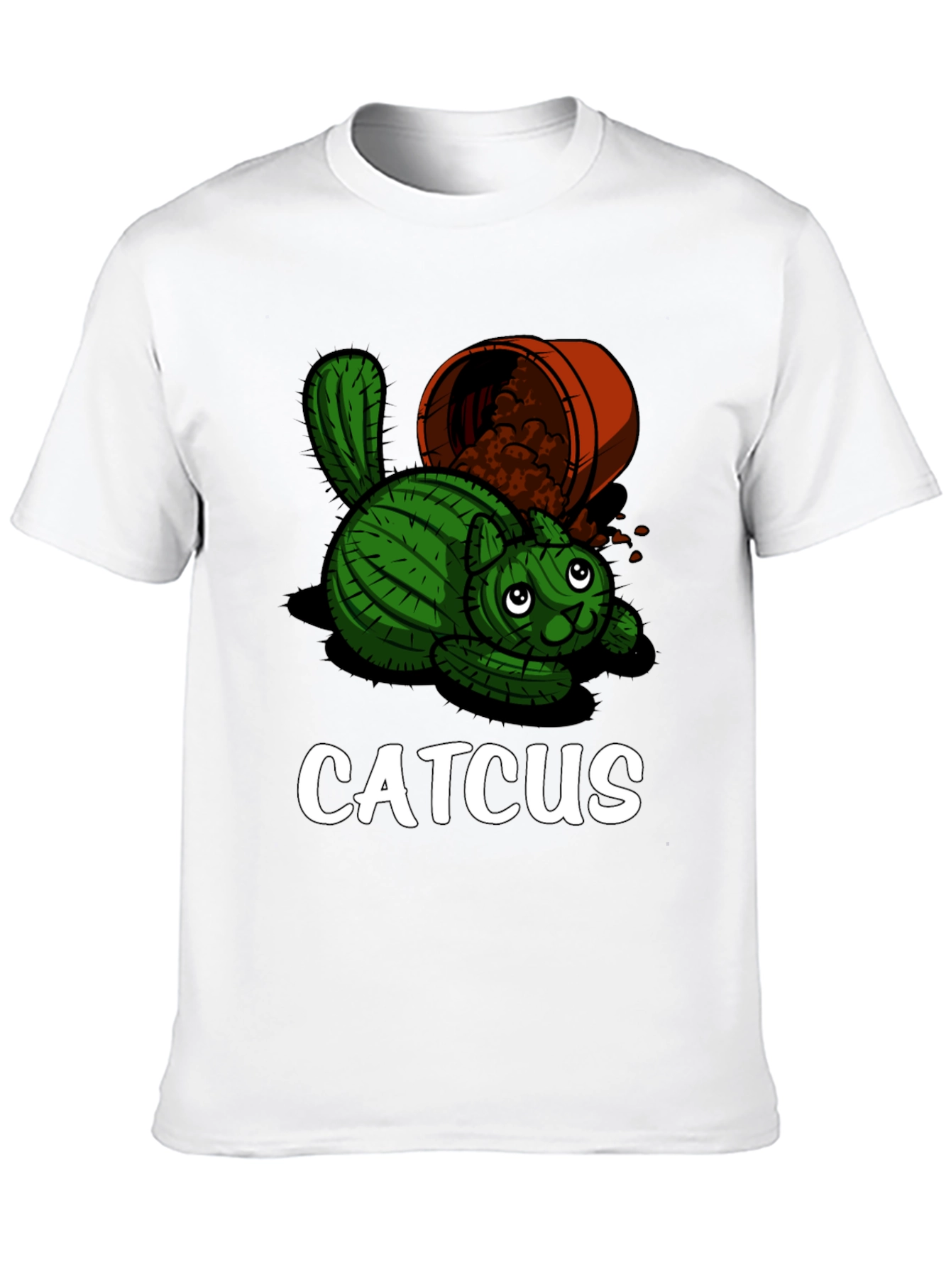 Black Catcus Graphic T-Shirt - Unique Funny Design view 10