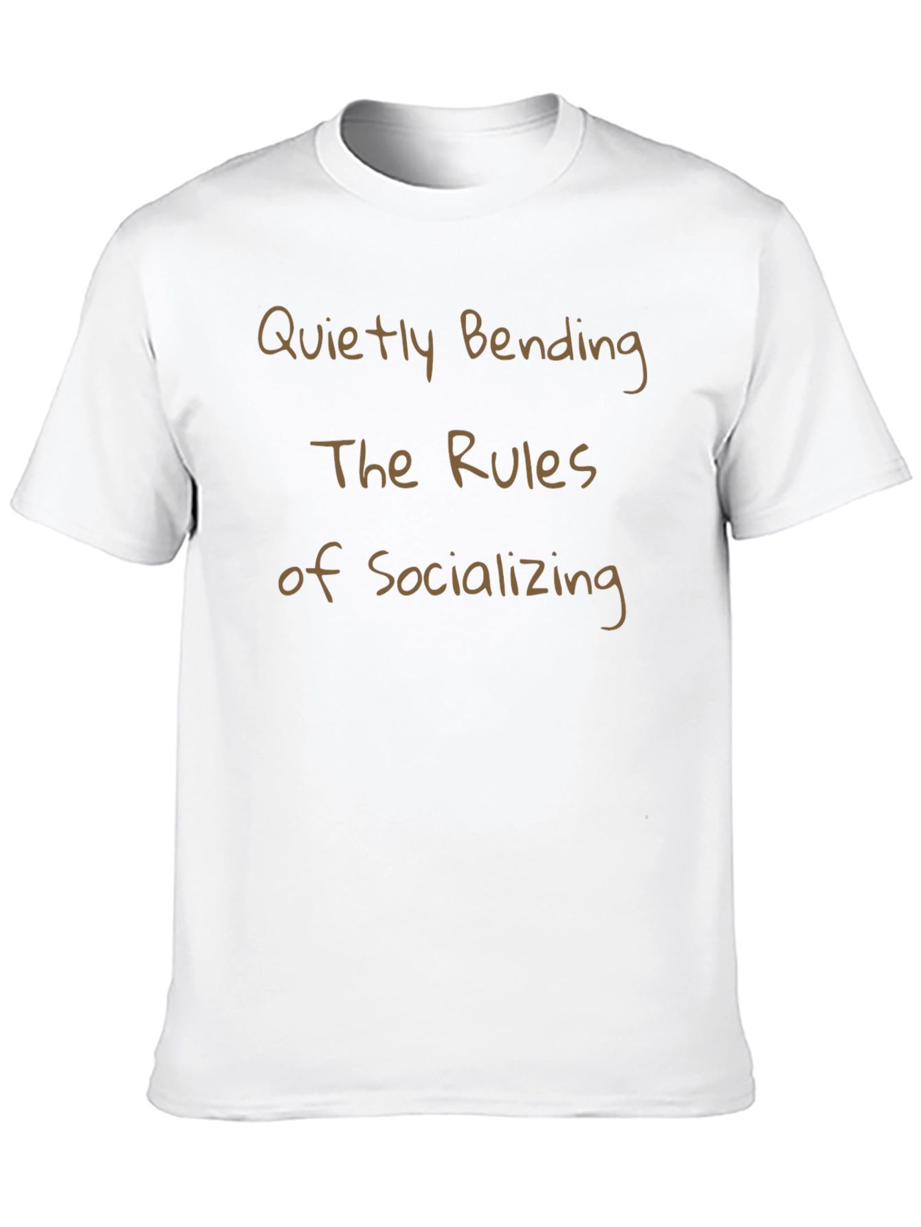 Black Quietly Bending Rules T-Shirt - Socially Awkward Apparel view 10