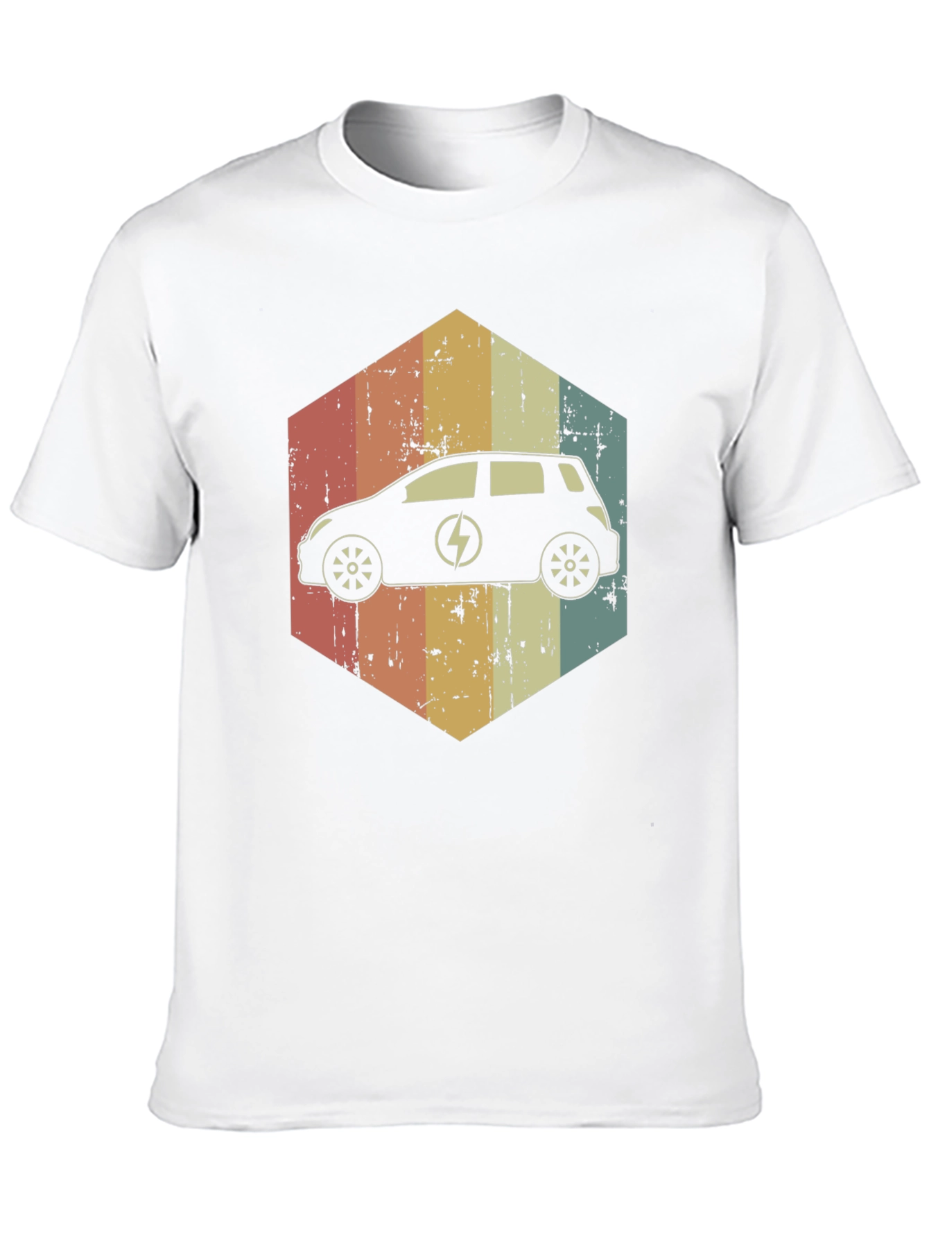 Electric Car Retro T-Shirt - Eco-Friendly Fashion - 10
