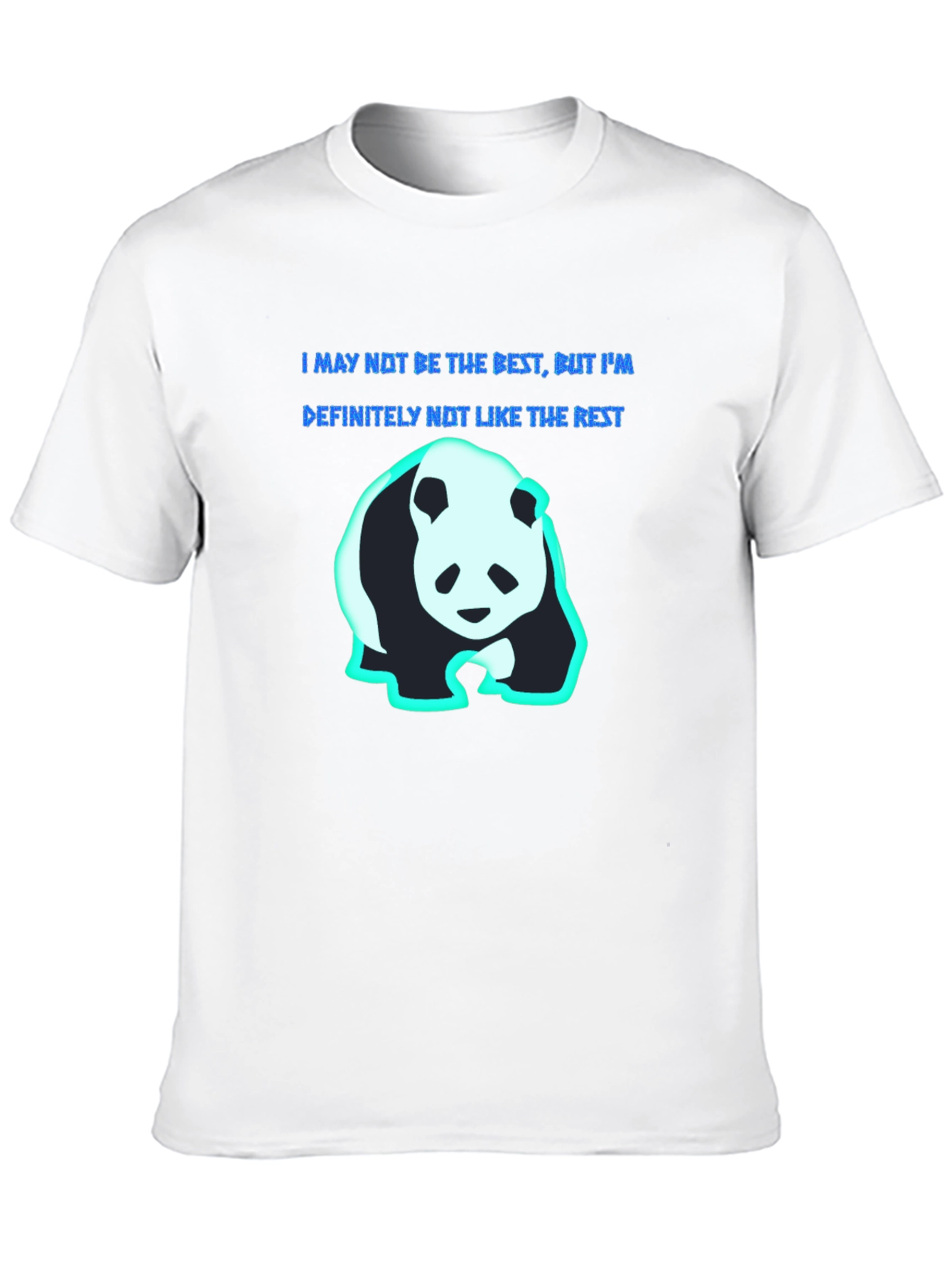 Black Panda Graphic T-Shirt - I'm Not Like The Rest view 10