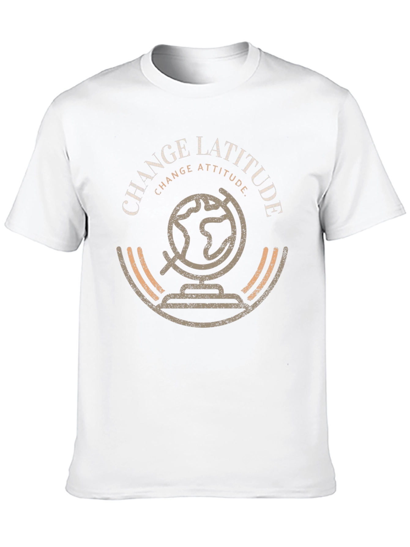 Black Change Latitude Attitude Graphic T-Shirt view 10