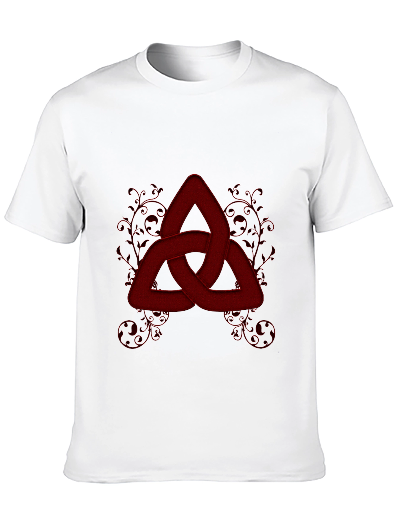 Black Red Knot Graphic Tee - Stylish Celtic Knot Design view 10