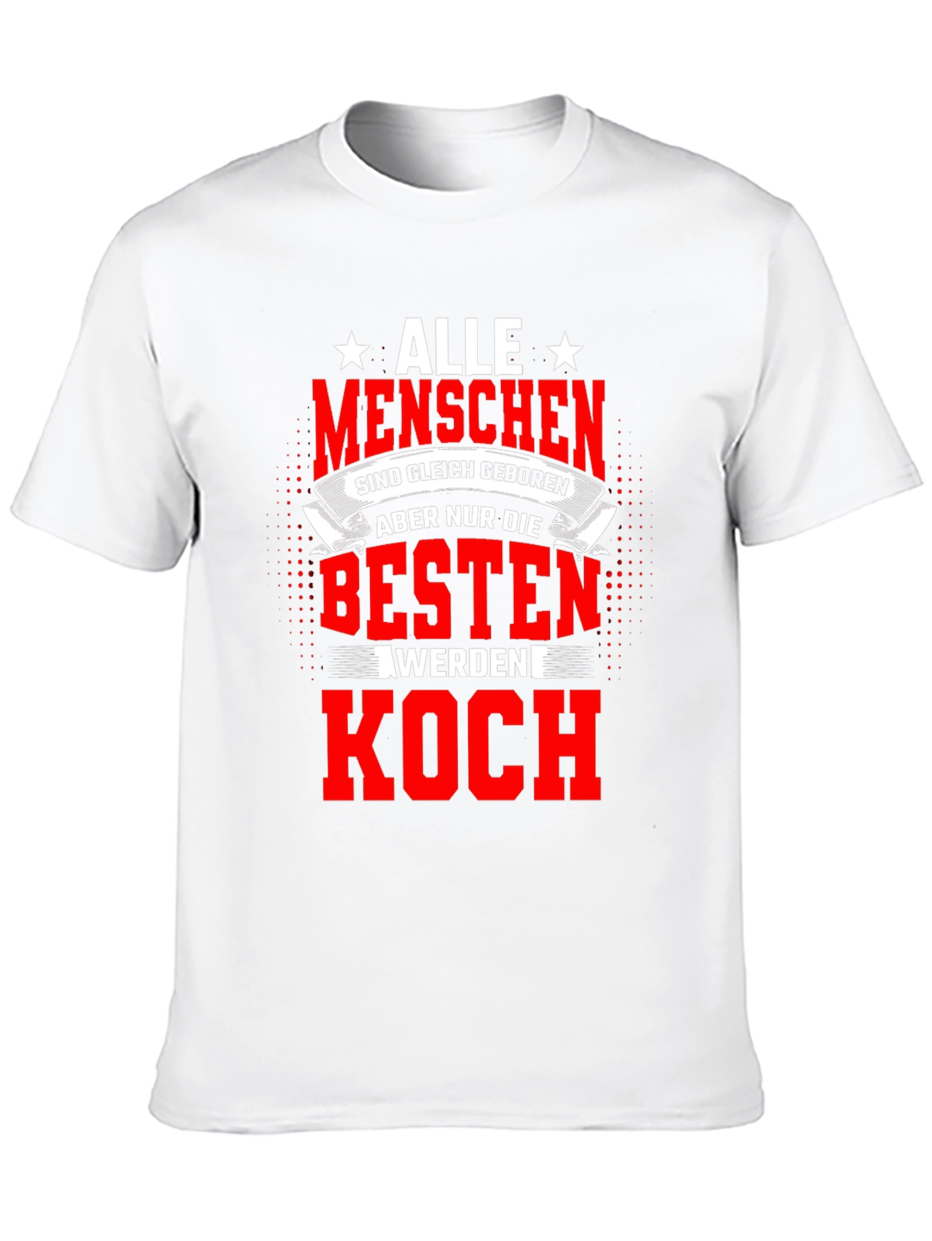 Black Alle Menschen Koch T-Shirt - Funny Chef Tee view 10