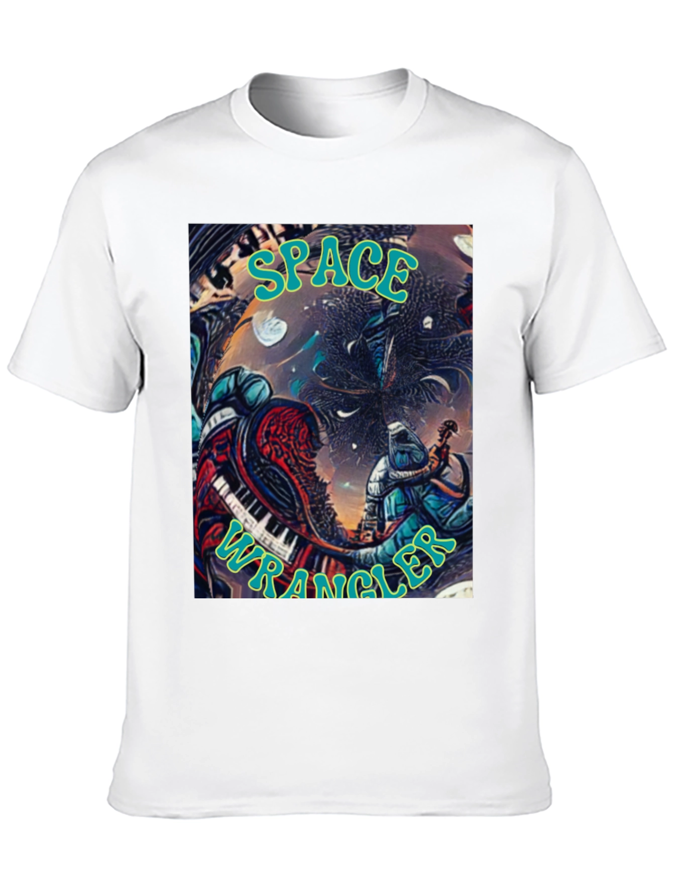 Black Space Wrangler Graphic T-Shirt view 10