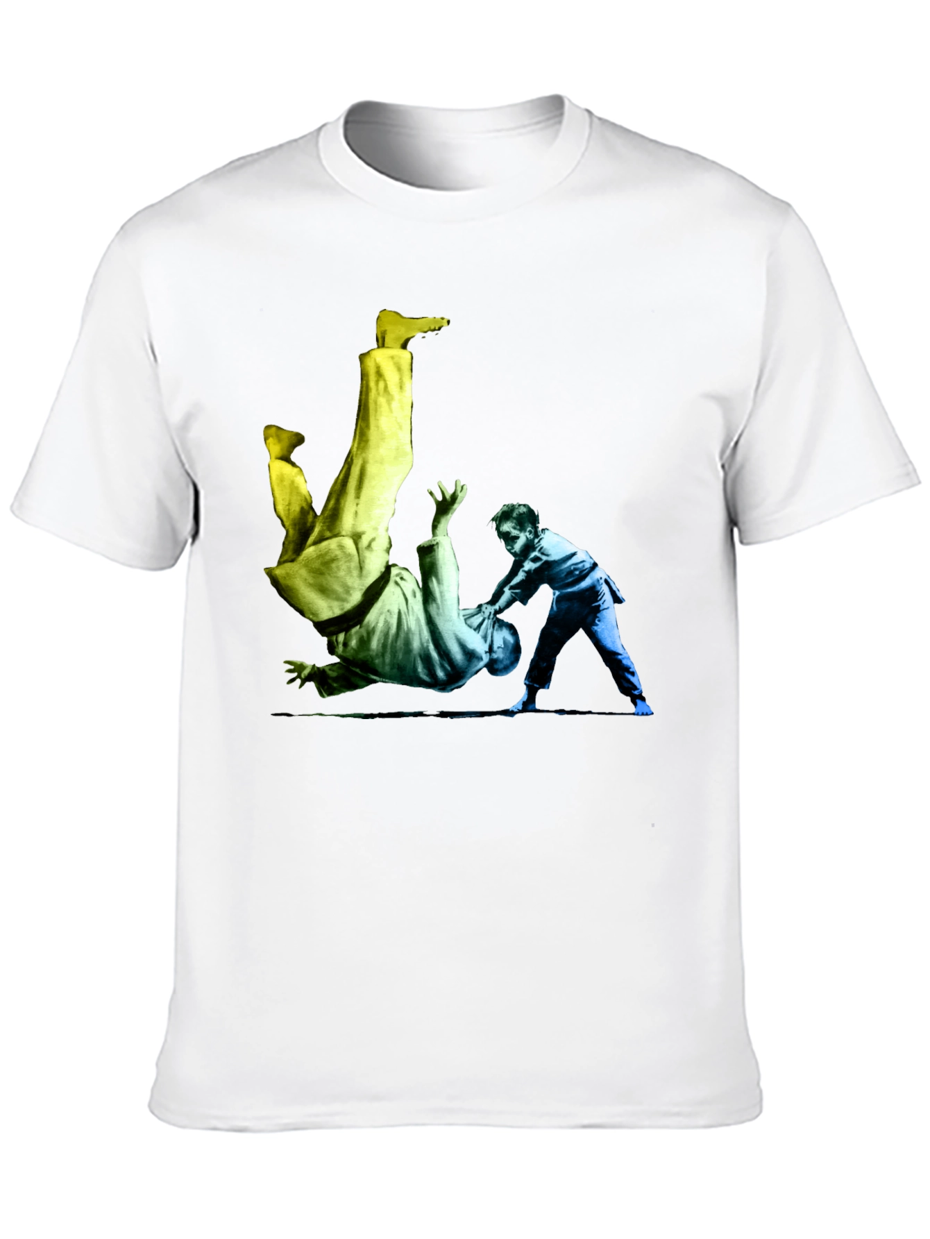 Black Judo Throw Graphic Black T-Shirt view 10