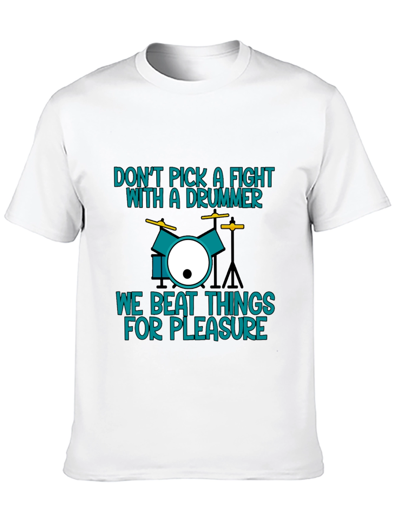 Black Drummer T-Shirt: Don't Pick a Fight! view 10