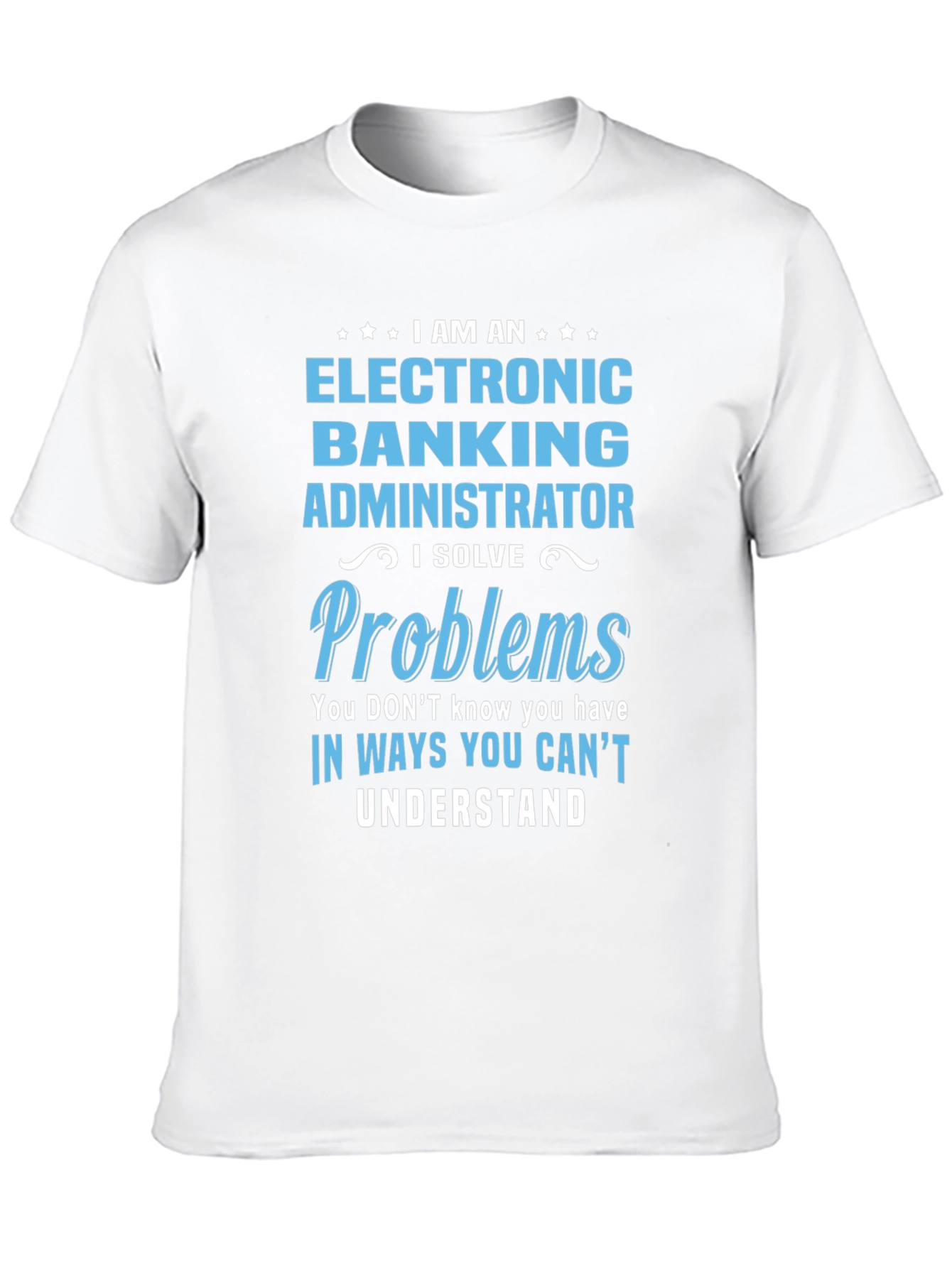 Black Electronic Banking Administrator T-Shirt view 10