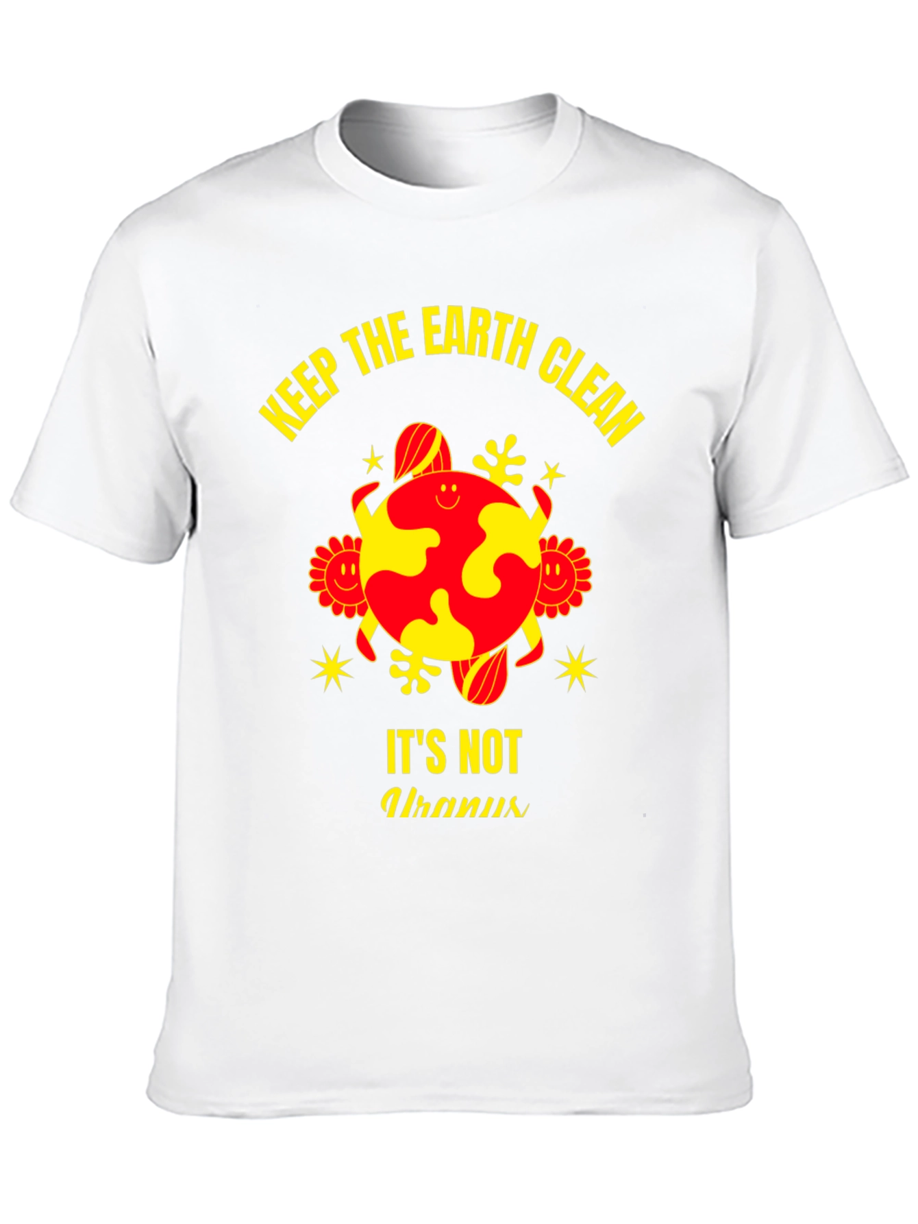 Black Keep Earth Clean T-Shirt - Save the Planet Tee view 10