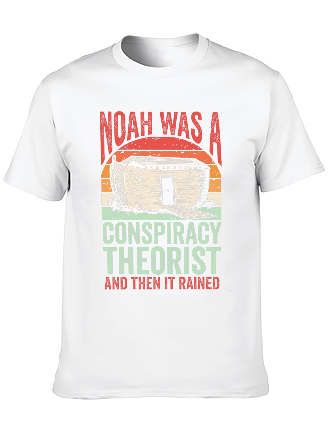 Black Noah Was A Conspiracy Theorist T-Shirt view 10