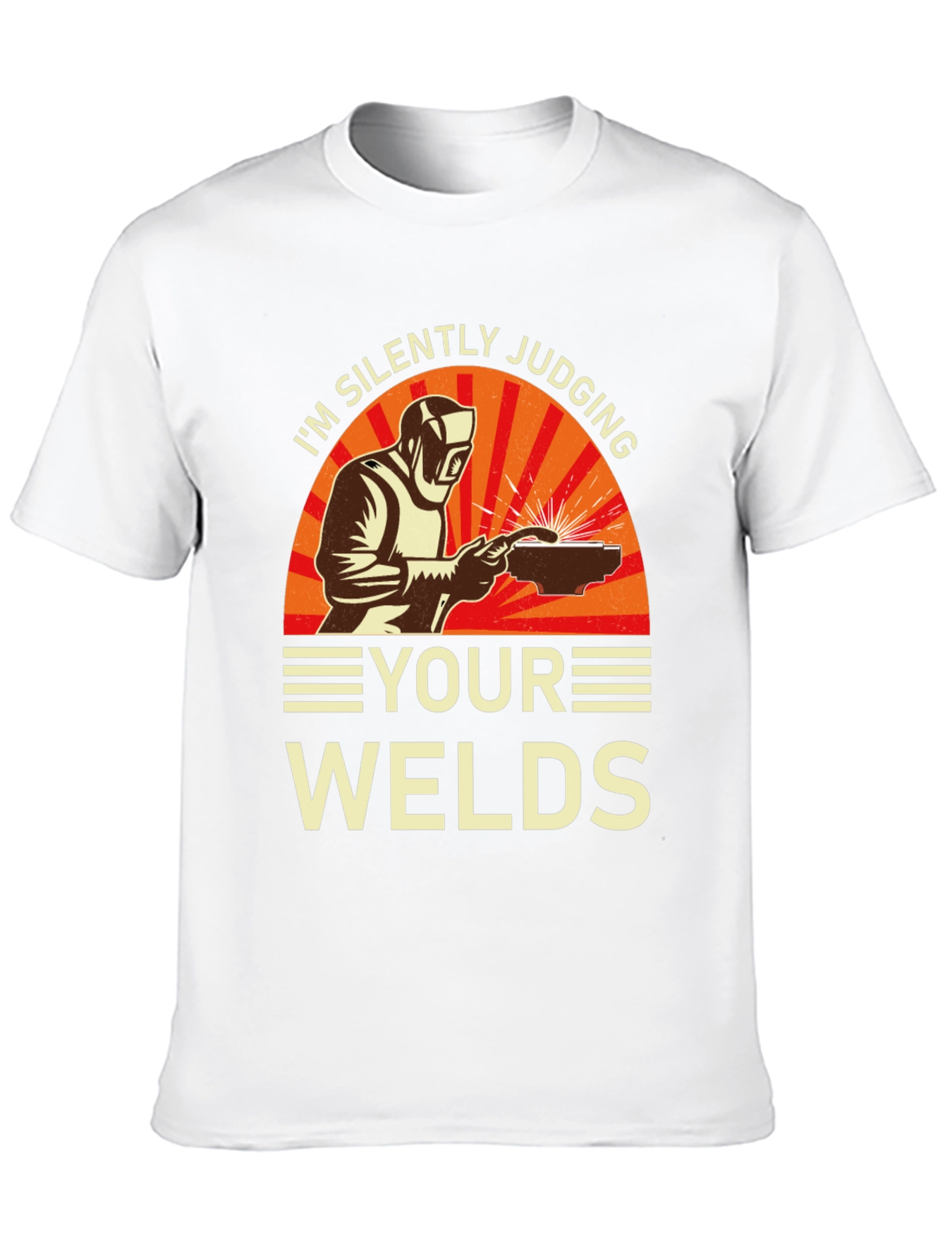 Black Welder T-Shirt - Silently Judging Your Welds Funny Tee view 10
