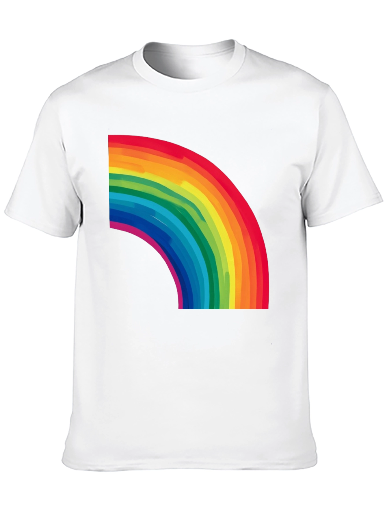 Black Rainbow Graphic Black T-Shirt view 10