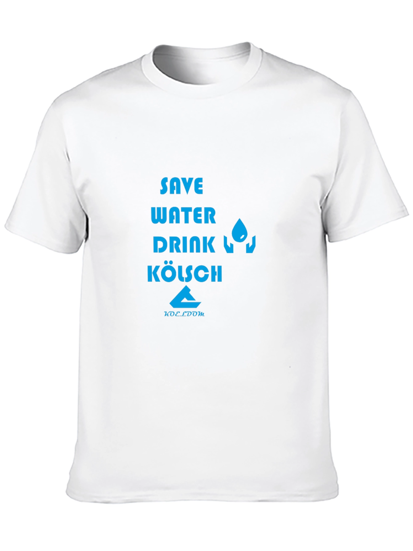 Black Save Water Drink Kölsch Graphic Tee view 10