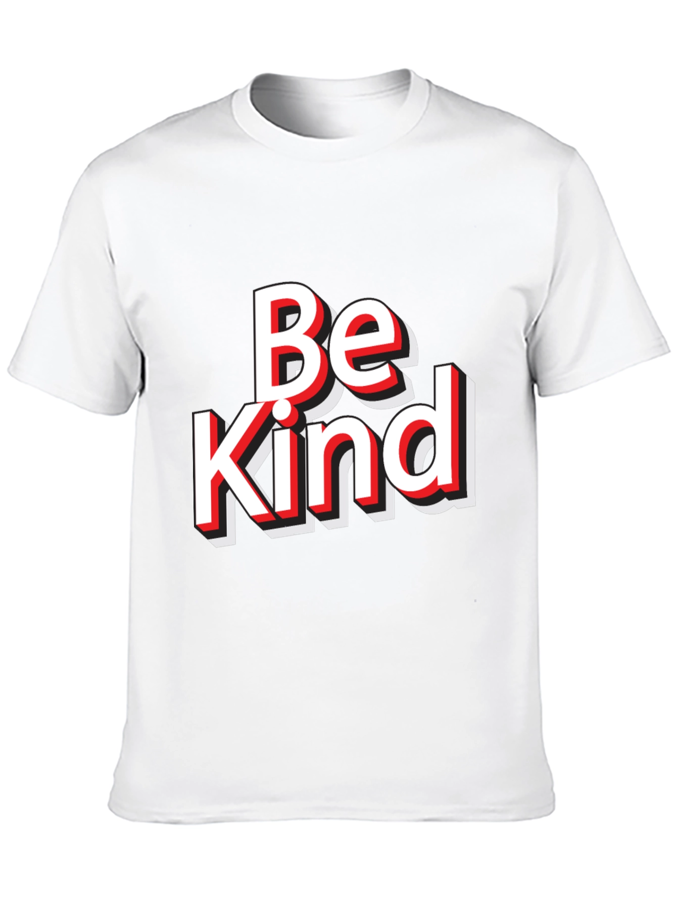 Black Be Kind Graphic Tee - Black Cotton Blend T-Shirt view 10