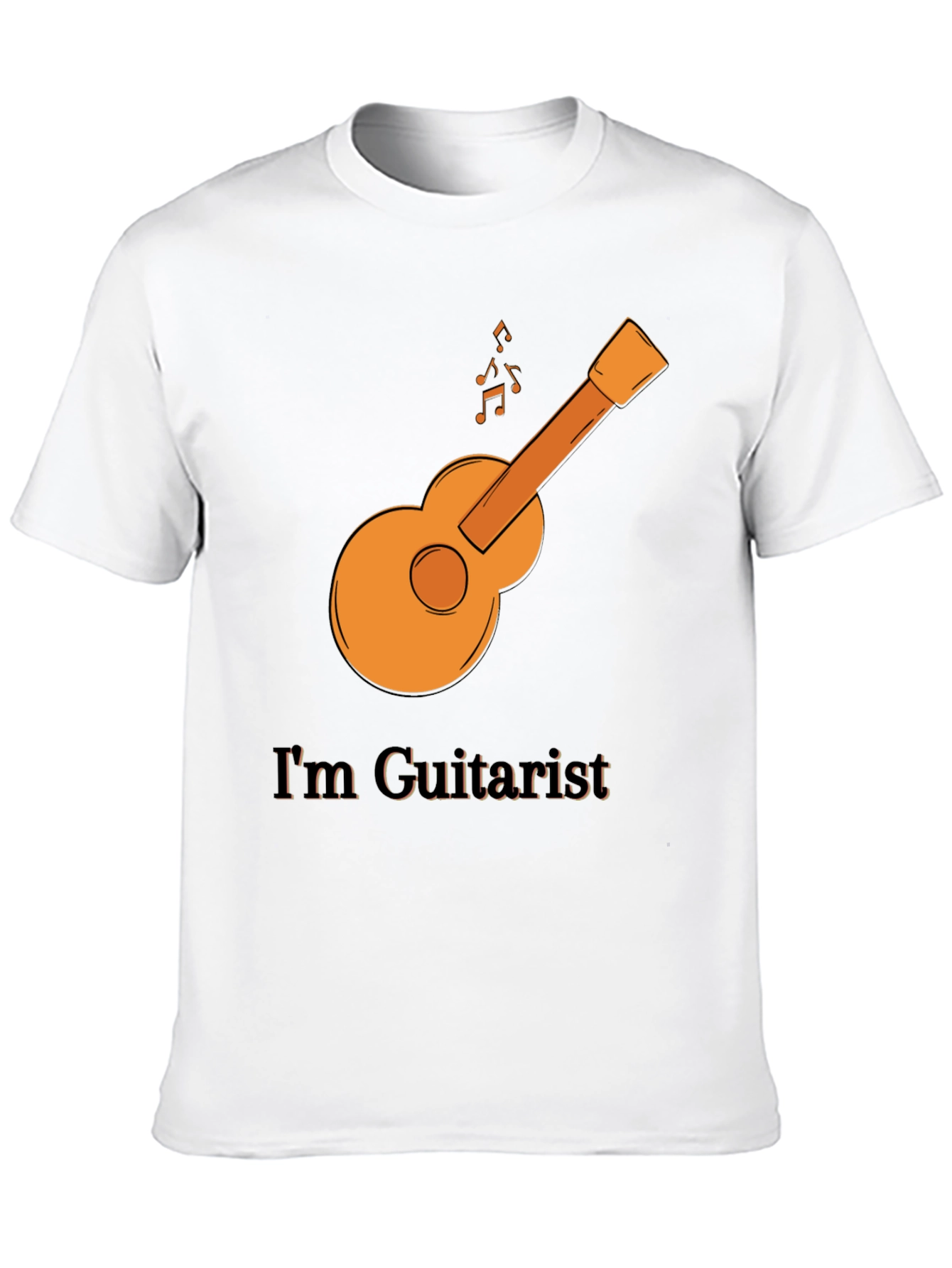 Black Guitarist T-Shirt - Music Lover Tee view 10