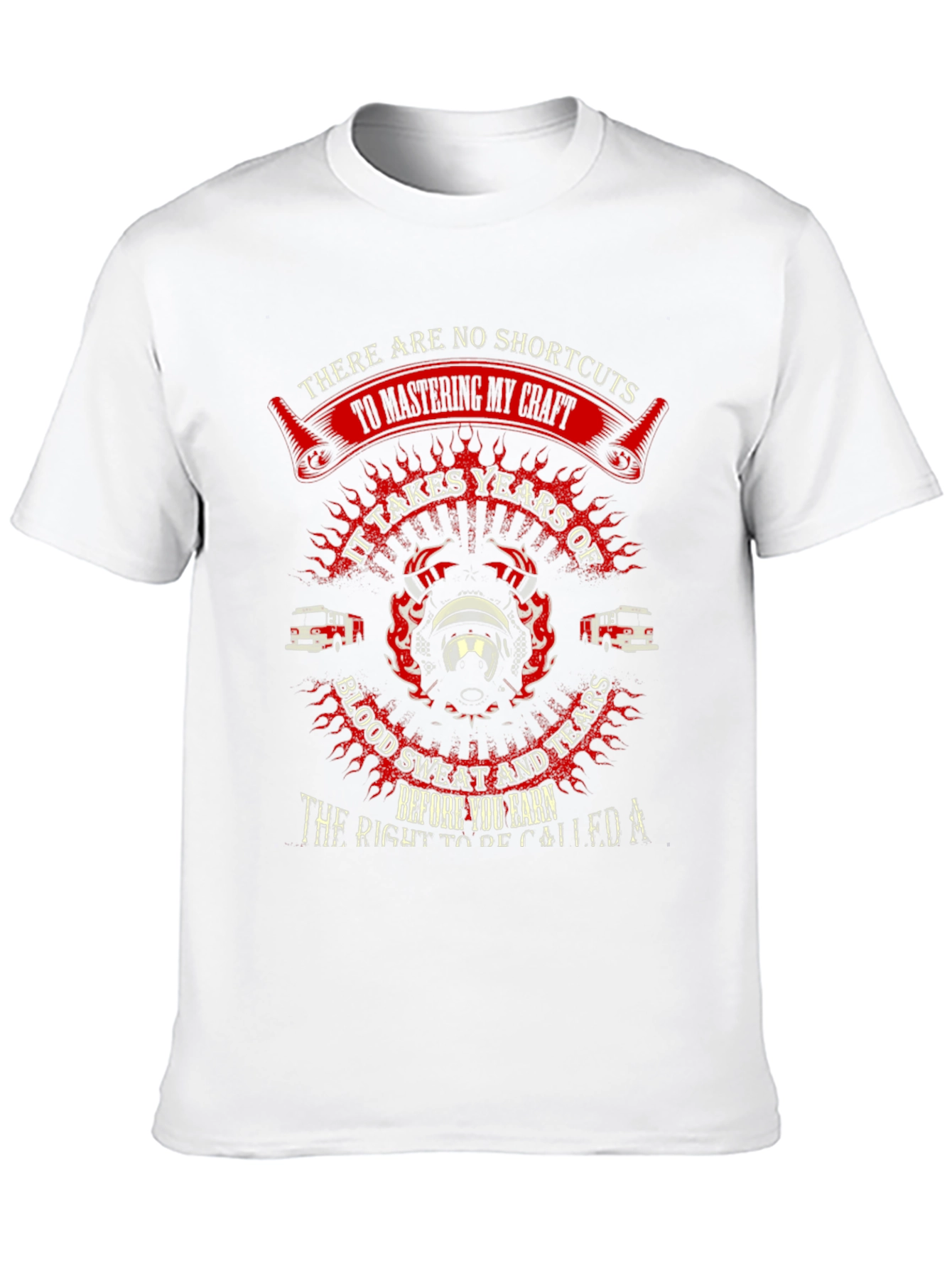 Firefighter Craft T-Shirt - Blood Sweat Tears - 10