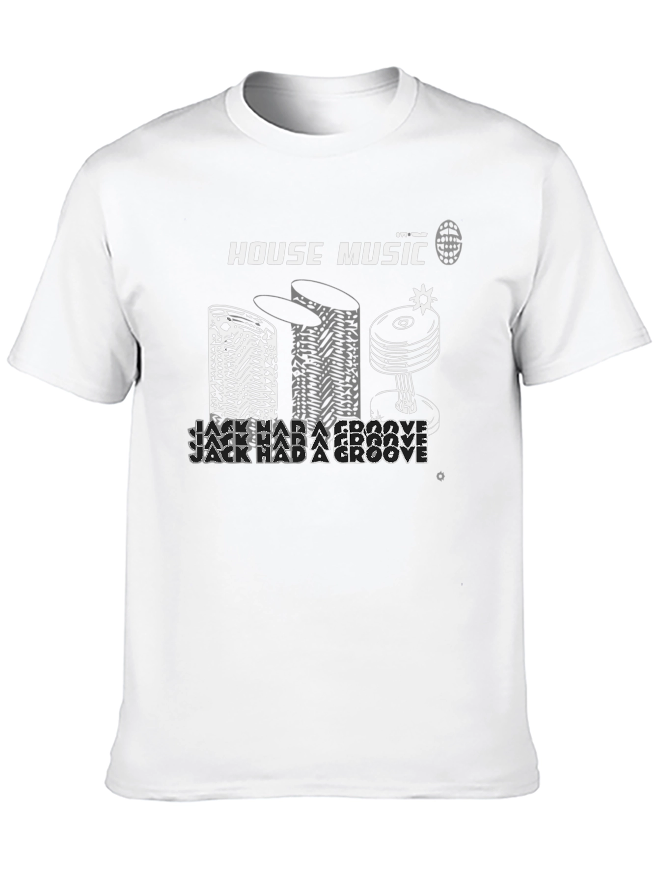 Black House Music Graphic T-Shirt view 10