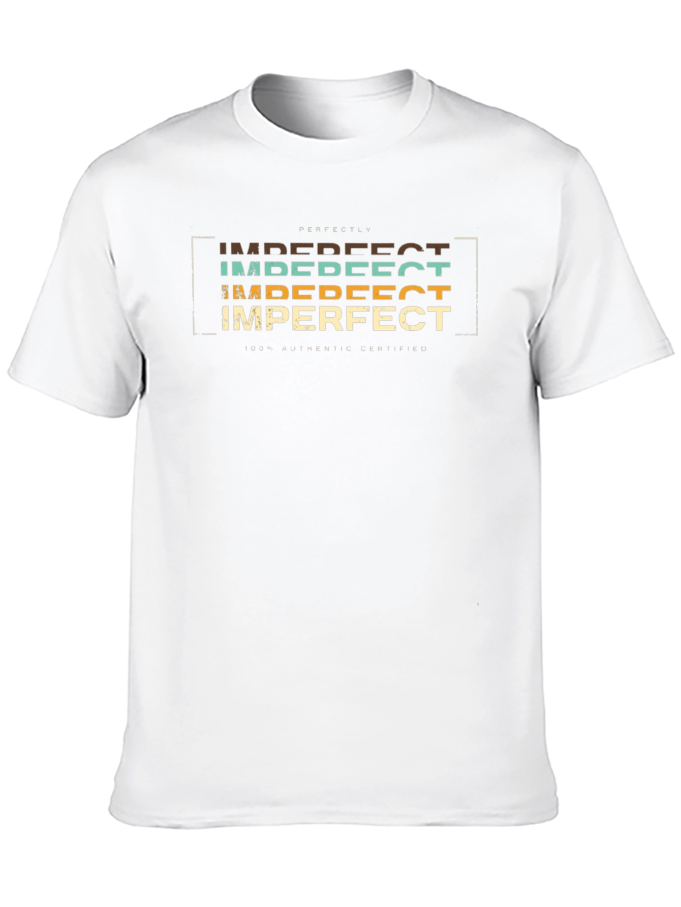 Black Retro Imperfectly Perfect Graphic T-Shirt view 10