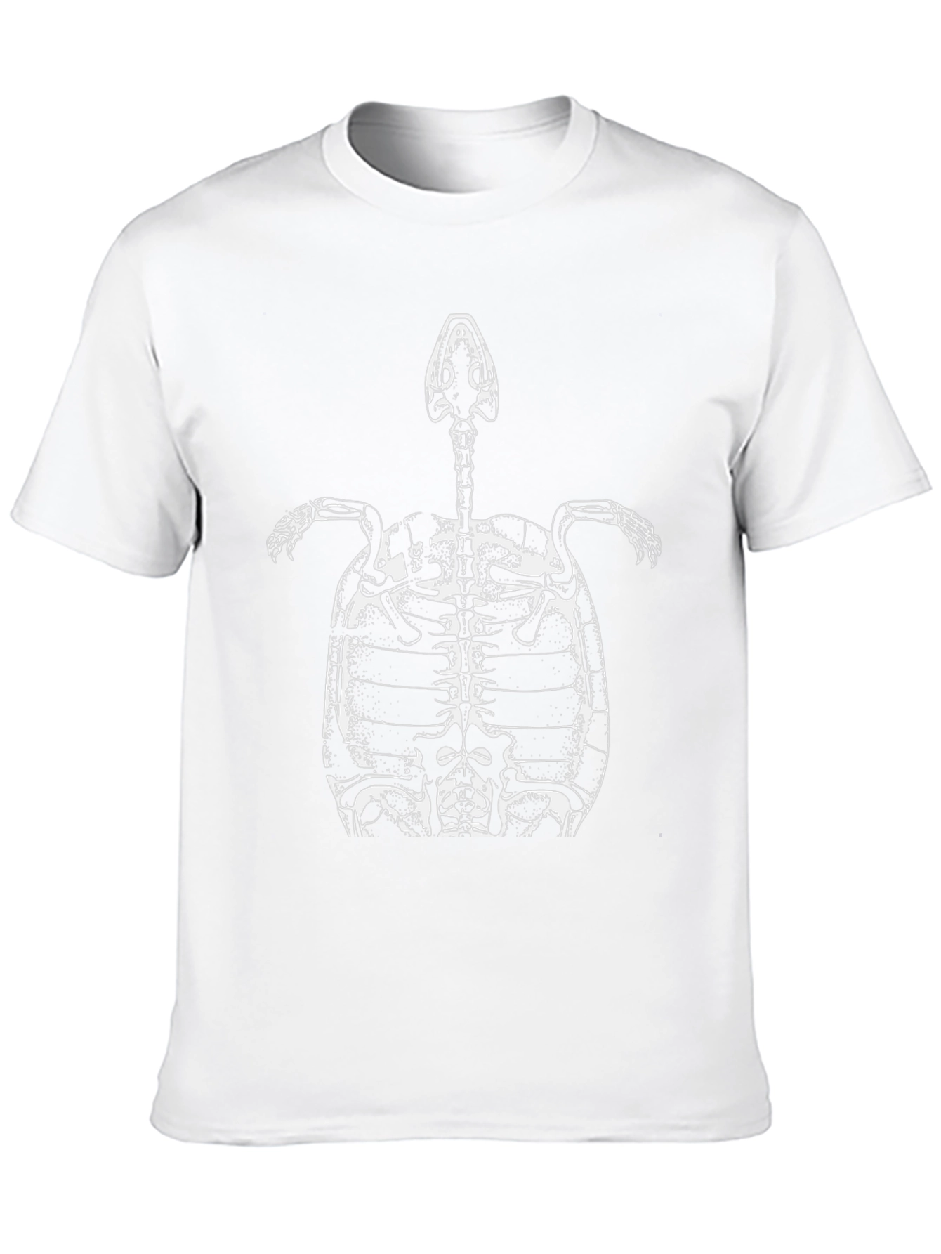 Black Turtle Skeleton Graphic T-Shirt - Black view 10